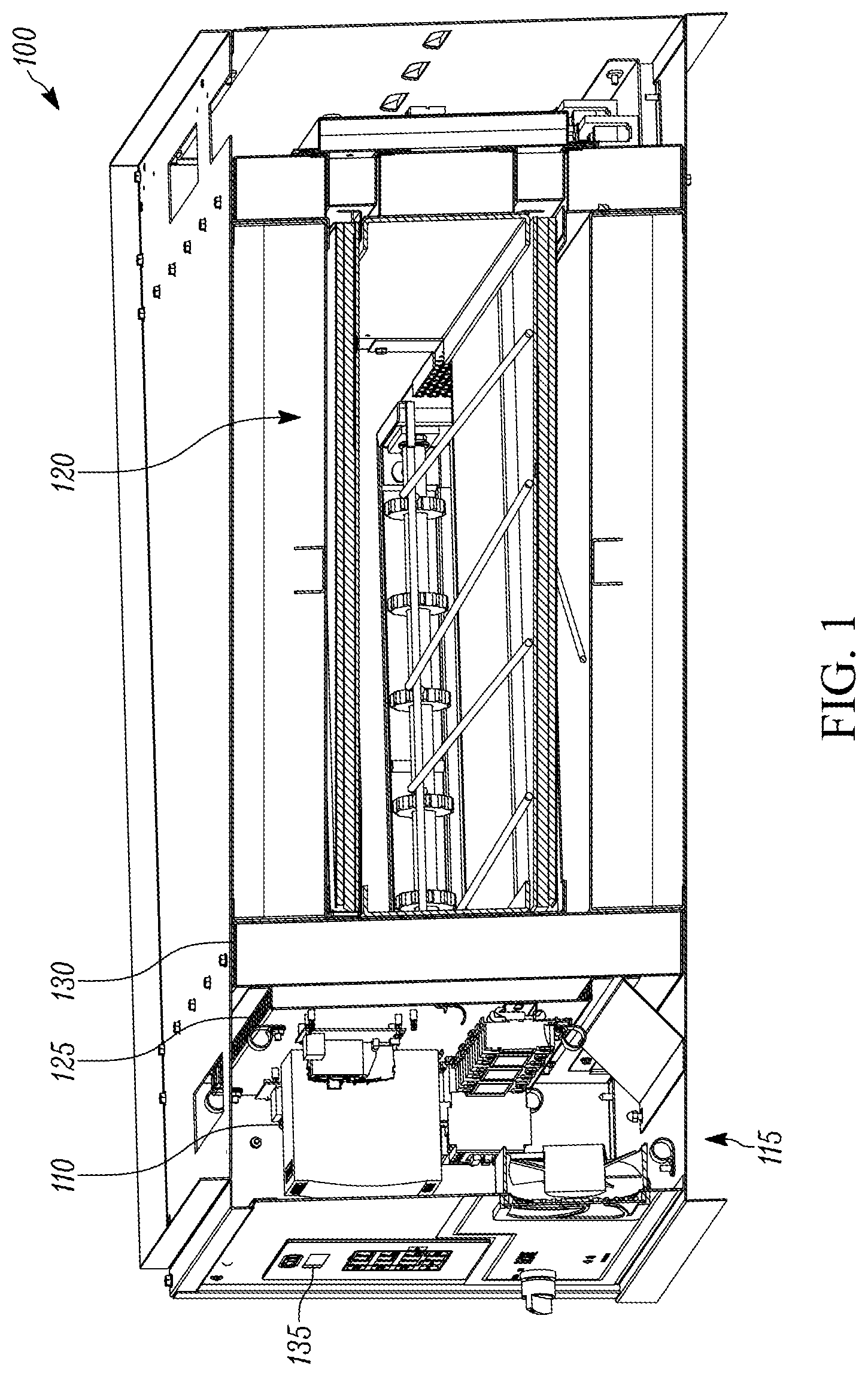 Patent US11771096 Figure 1 – Power modulator for infrared conveyor oven
