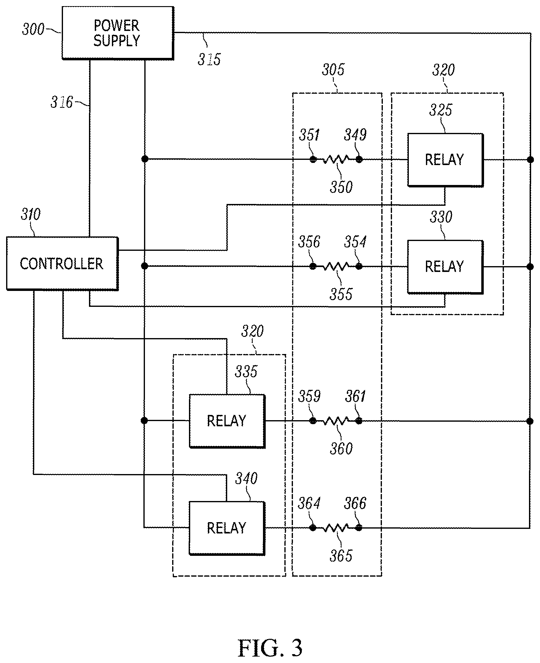 Patent US11771096 Figure 3 – Power modulator for infrared conveyor oven