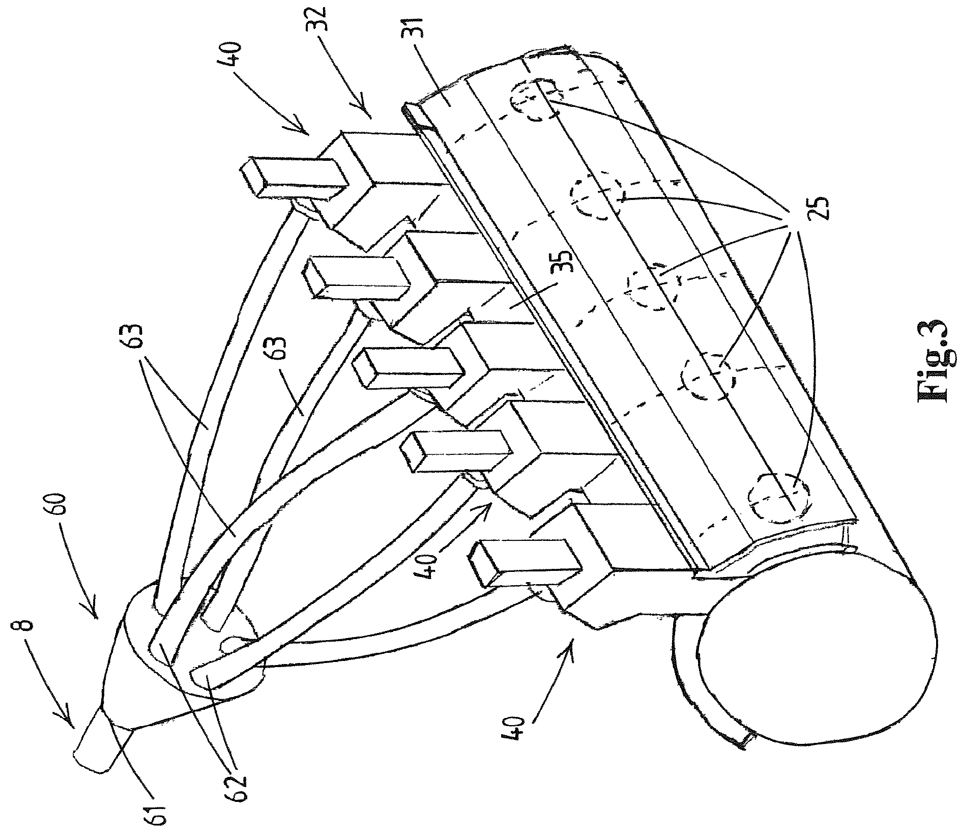 Patent US11771097 Figure 3 – Moulding food products from a pumpable foodstuff mass