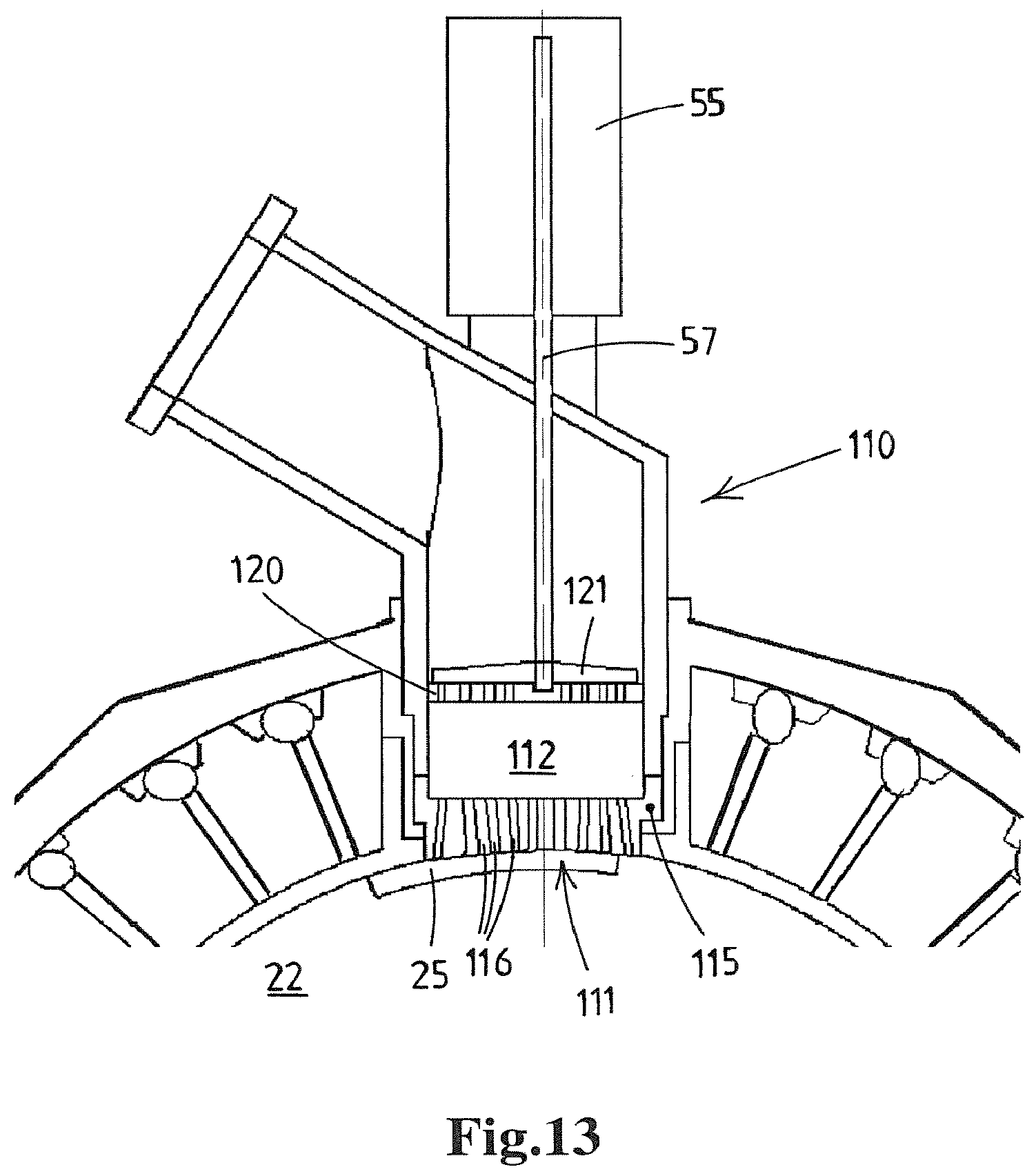 Patent US11771097 Figure 15 – Moulding food products from a pumpable foodstuff mass