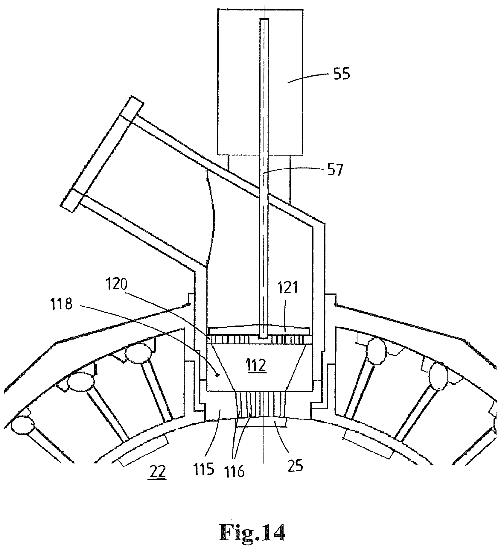 Patent US11771097 Figure 16 – Moulding food products from a pumpable foodstuff mass