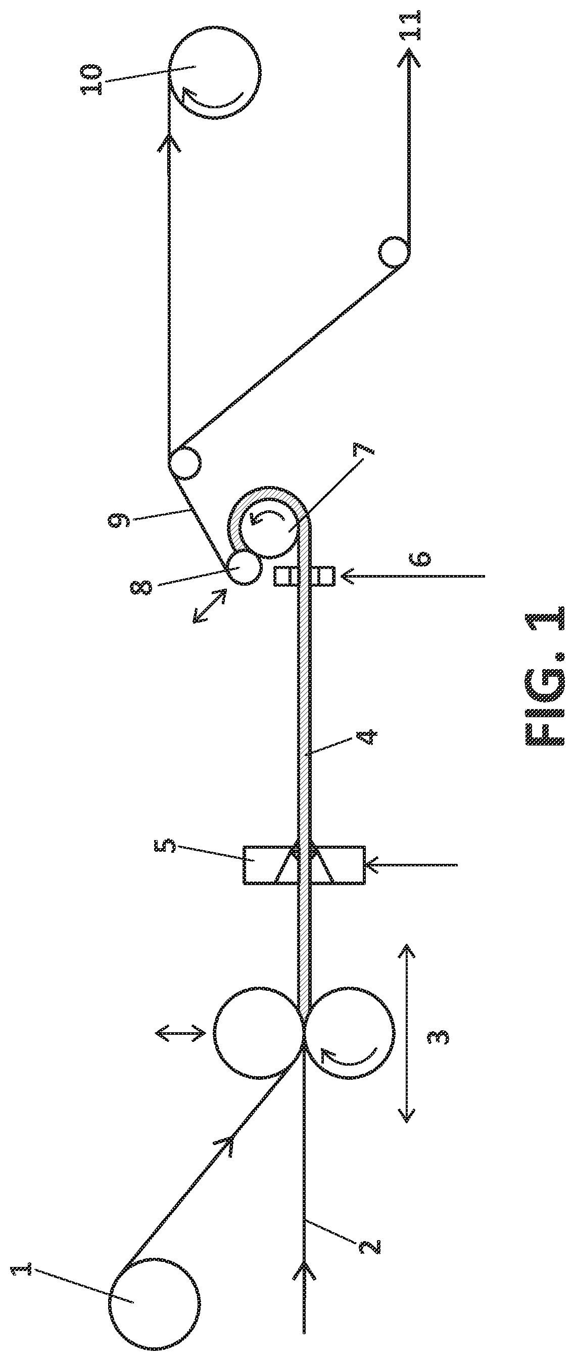 Patent US11771098 Figure 1 – Process to obtain a round shaped collagen casing and casing obtained by the process