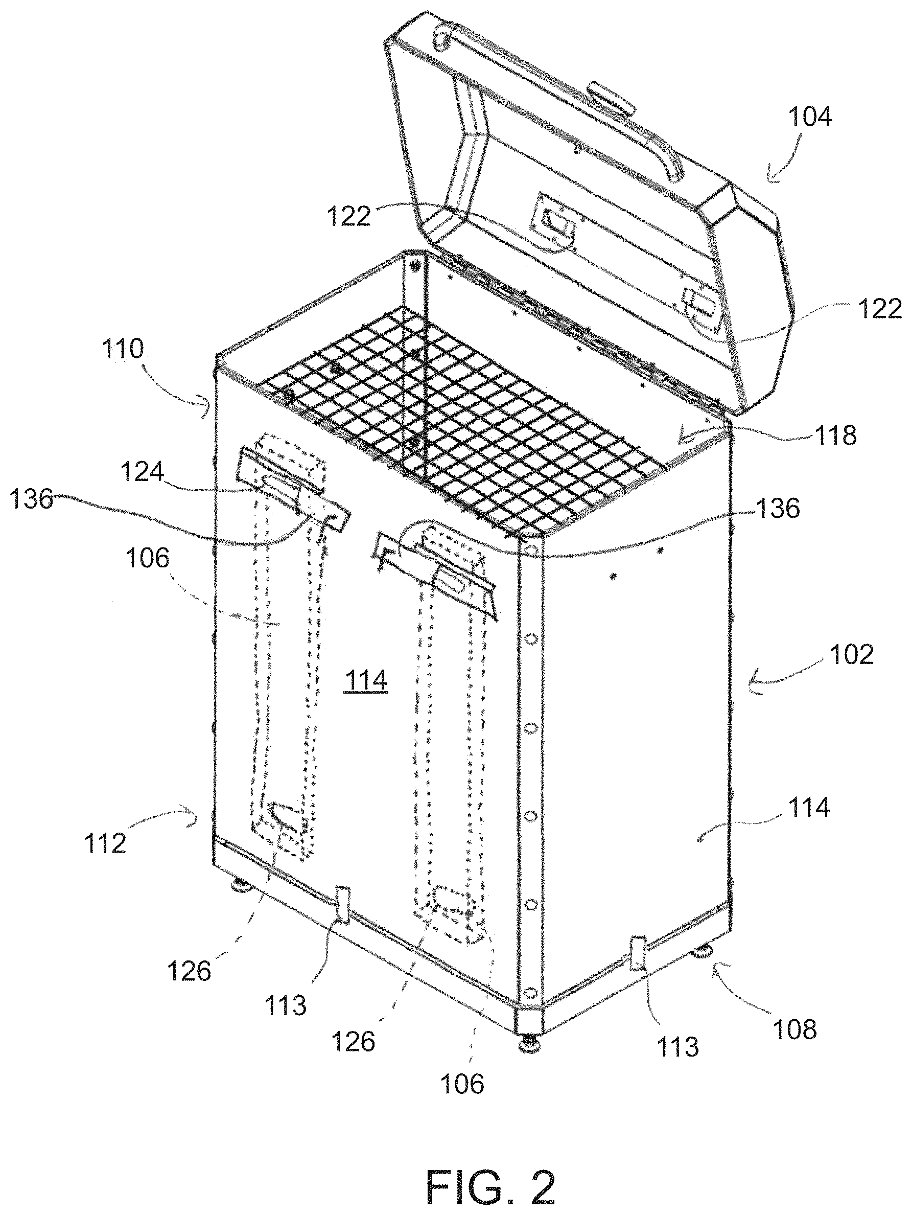 Patent US11771099 Figure 2 – Smoking apparatus and methods