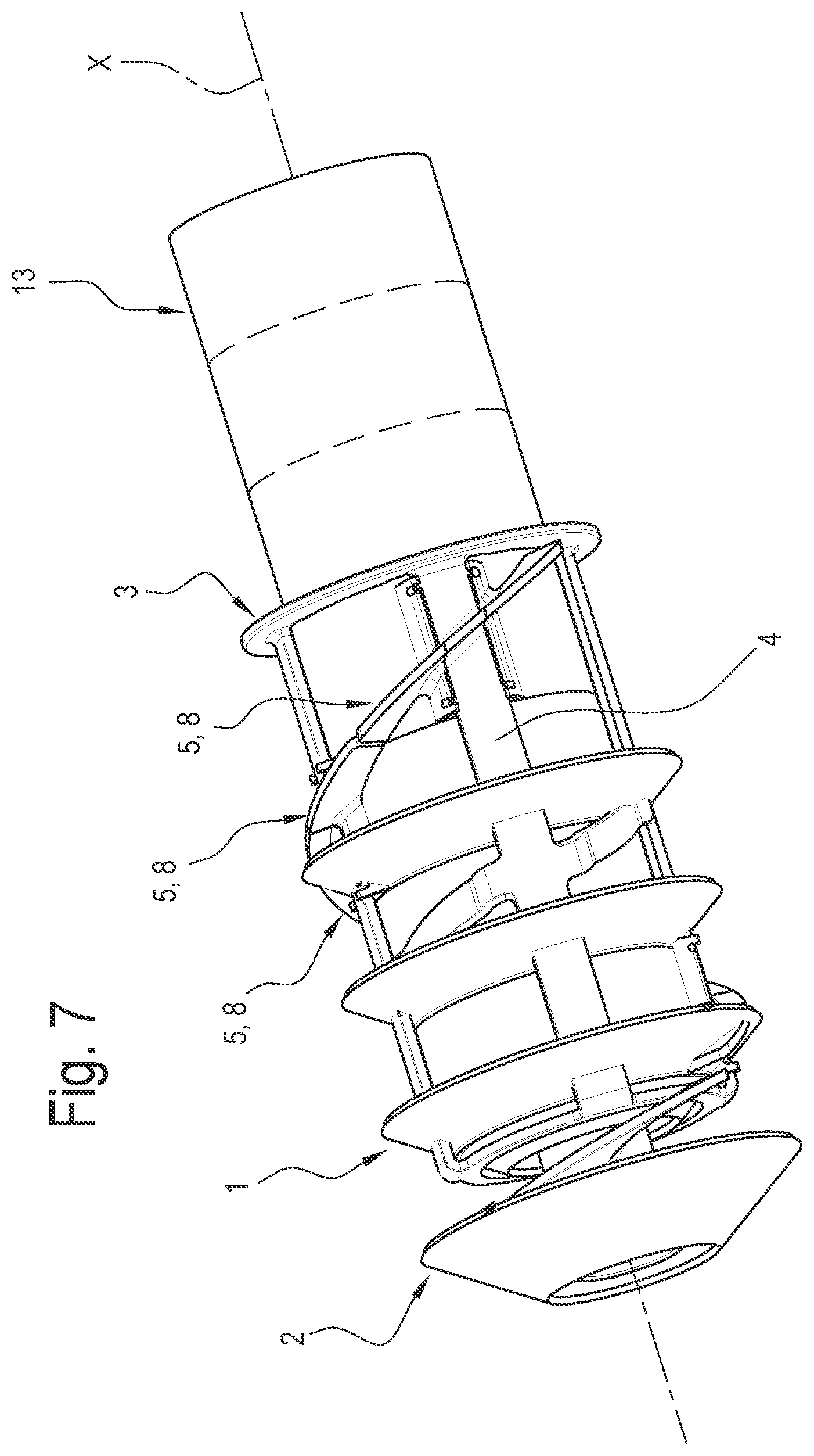 Patent US11771108 Figure 4 – Machine for making and dispensing liquid or semi-liquid food products
