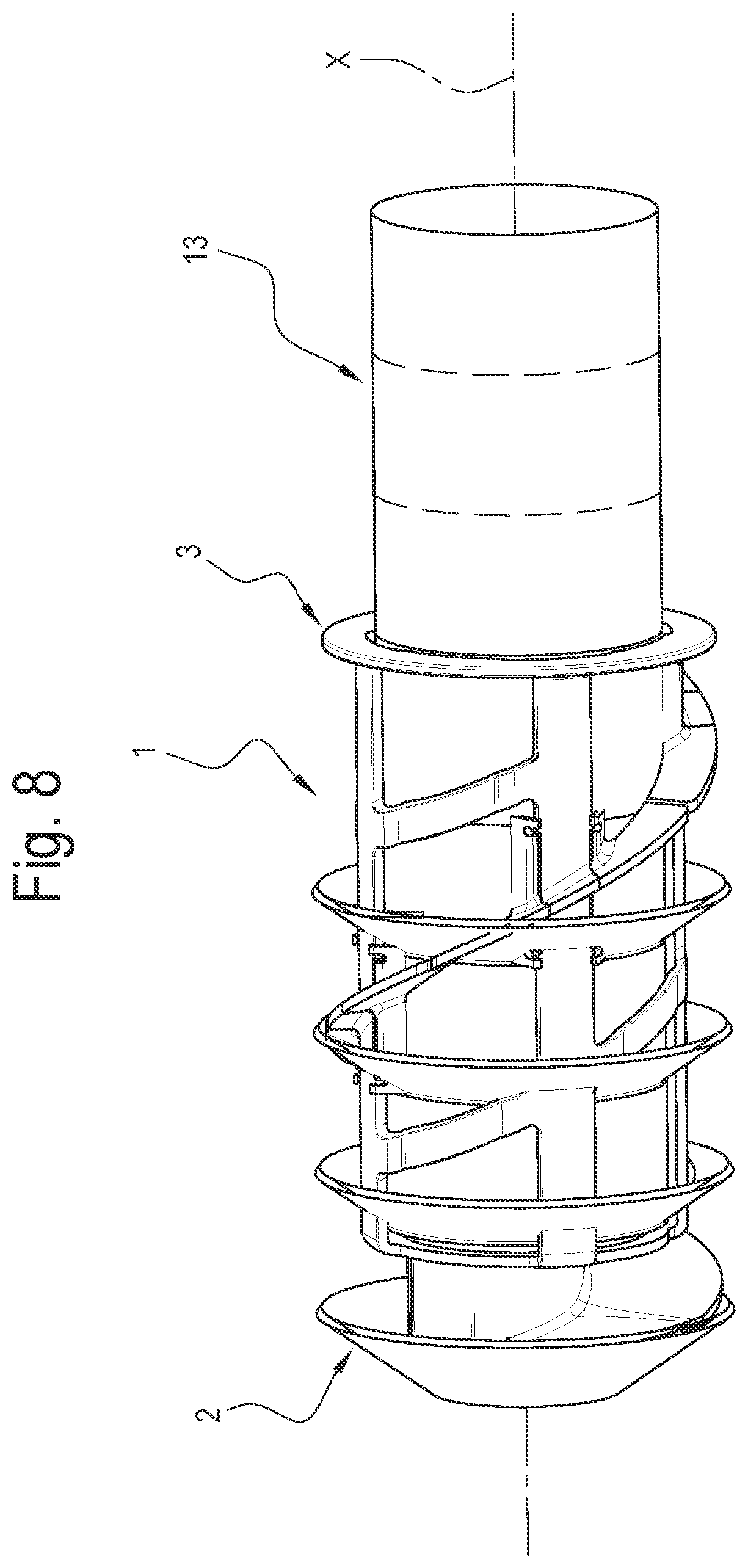 Patent US11771108 Figure 5 – Machine for making and dispensing liquid or semi-liquid food products