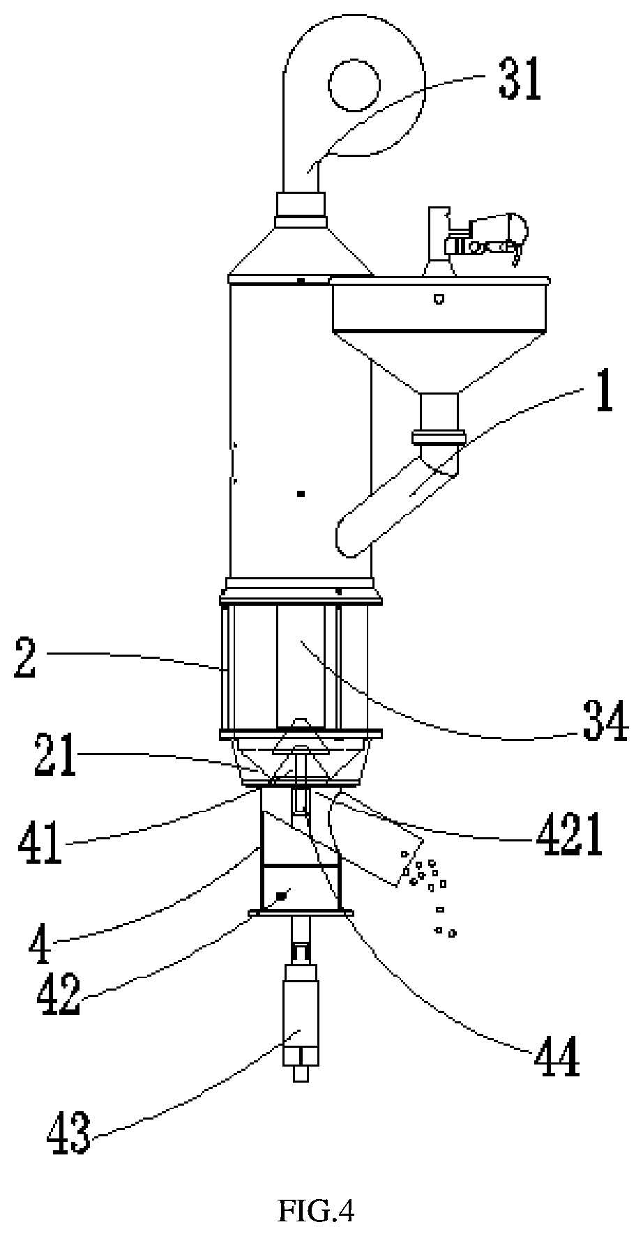 Patent US11771116 Figure 3 – Type of popcorn extruder