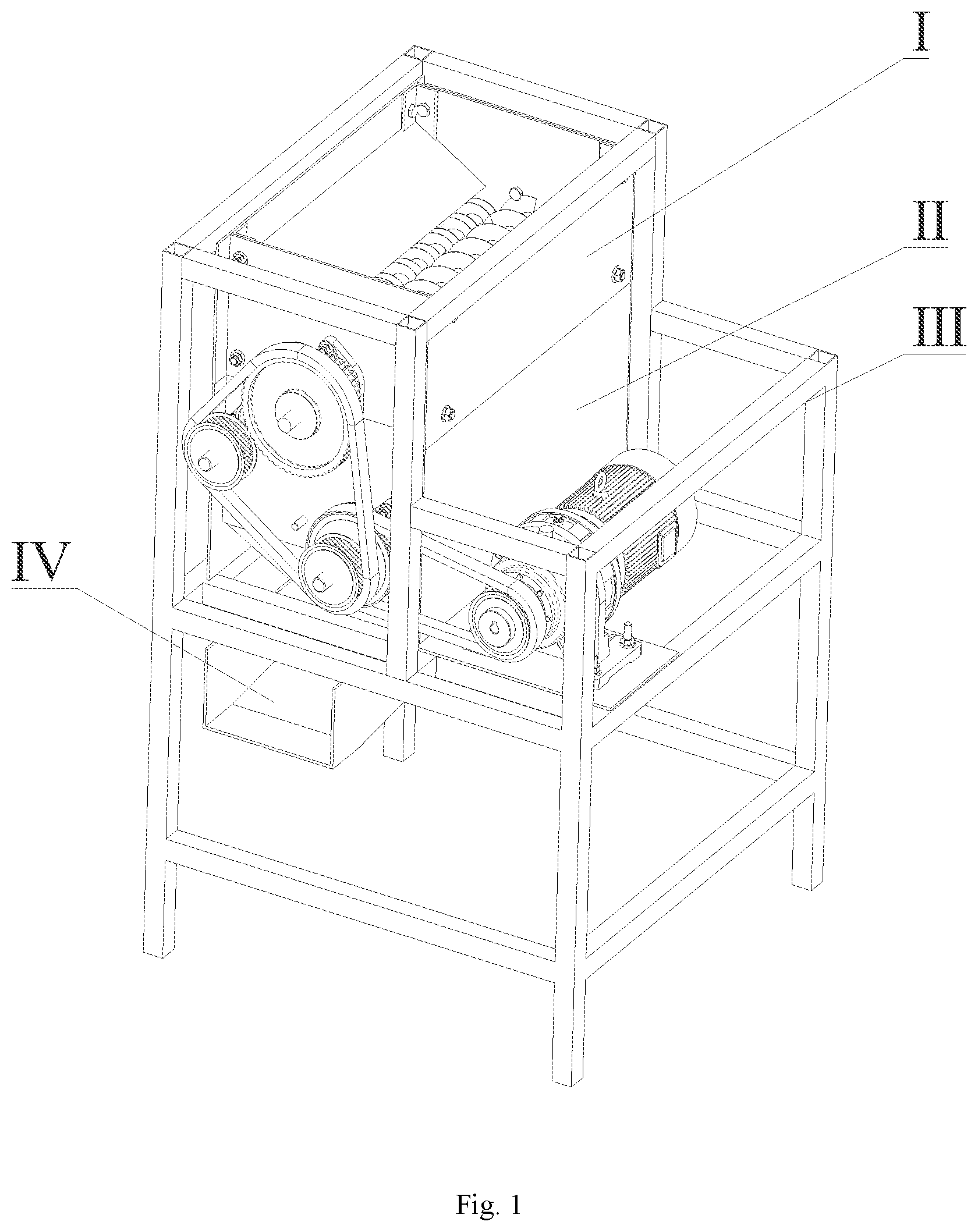 Patent US11771126 Figure 1 – Multi-station adaptive walnut shell pre-breaking system