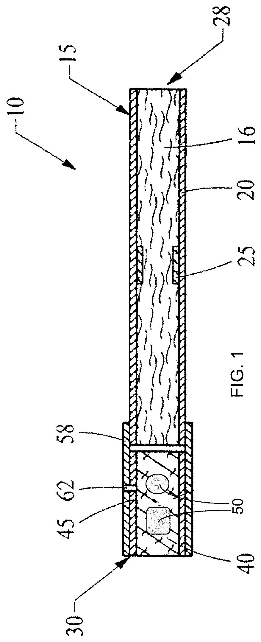 Patent US11771130 Figure 1 – Apparatus for recovering tobacco material and related method