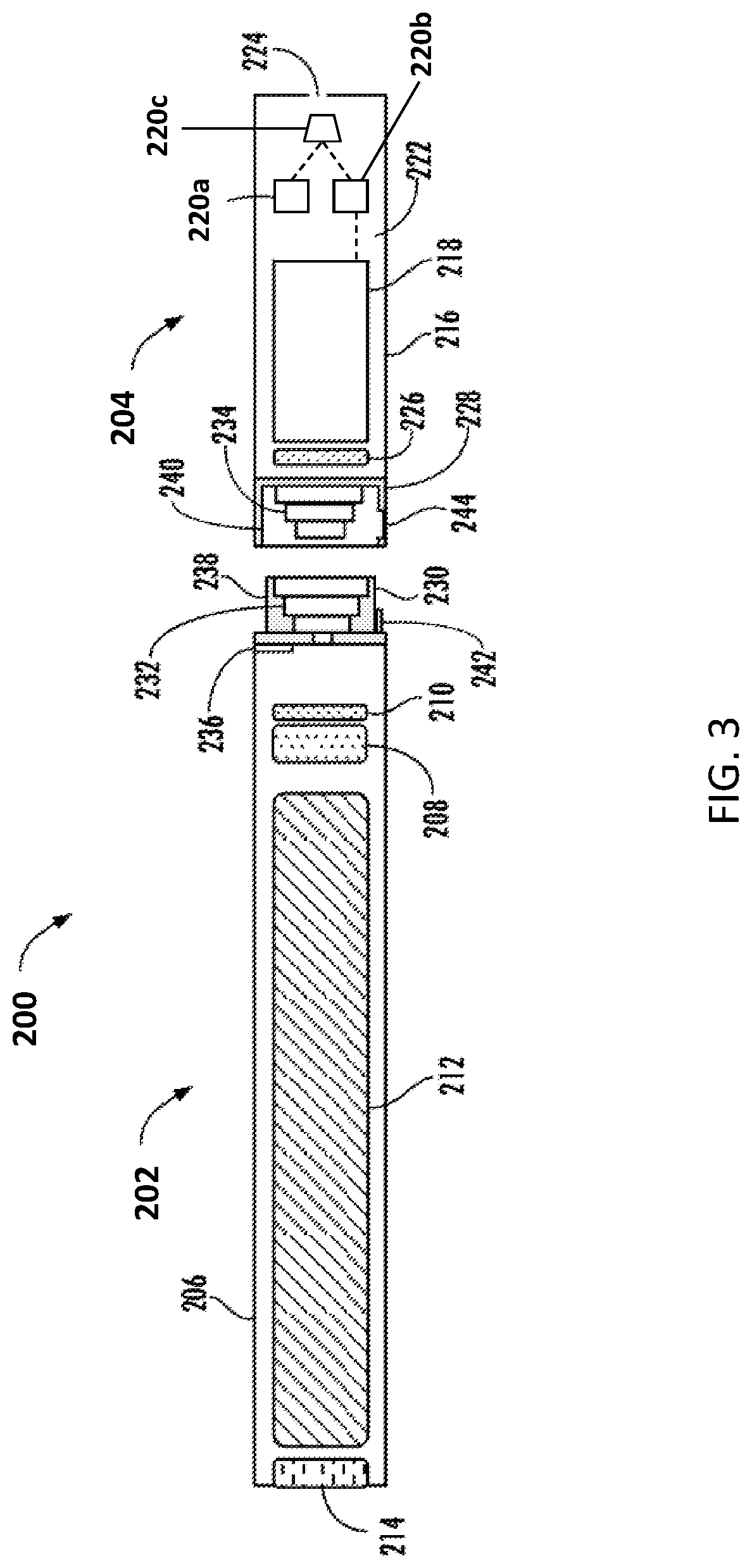 Patent US11771132 Figure 3 – Atomization nozzle for aerosol delivery device