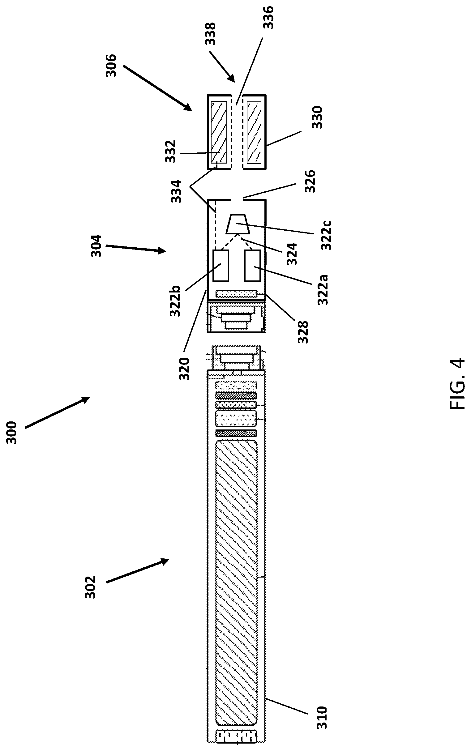 Patent US11771132 Figure 4 – Atomization nozzle for aerosol delivery device