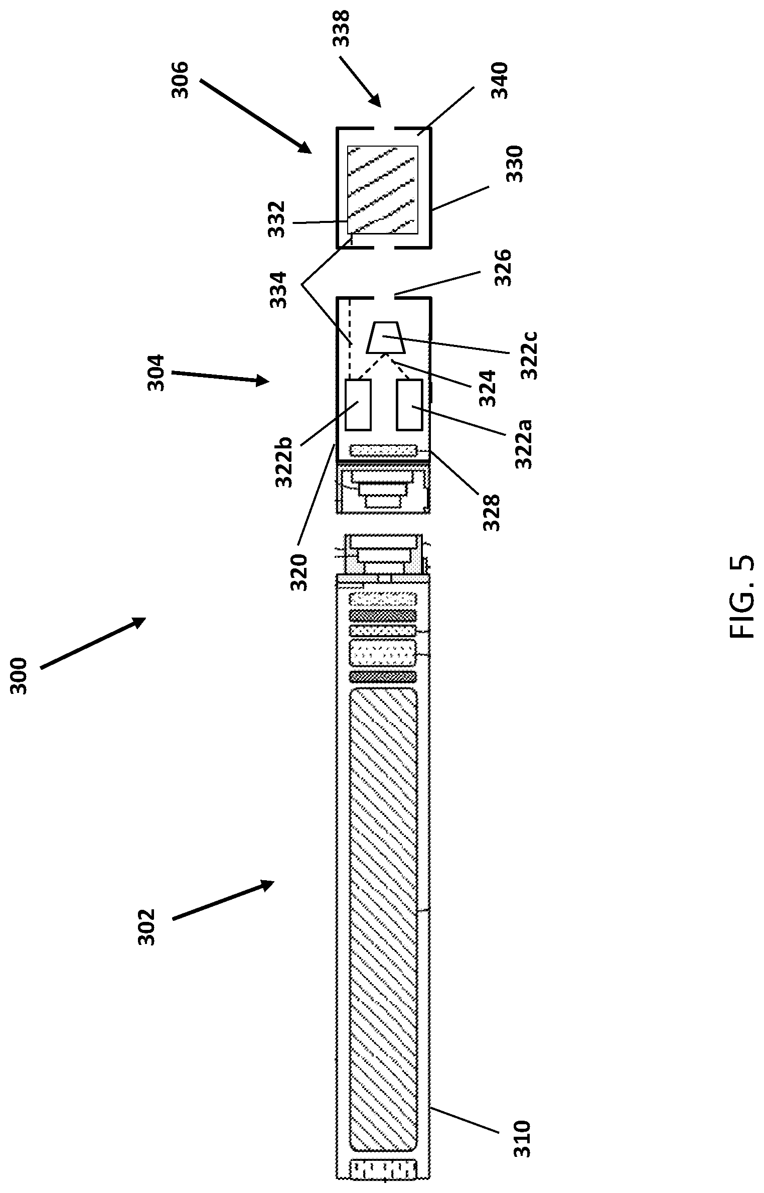 Patent US11771132 Figure 5 – Atomization nozzle for aerosol delivery device