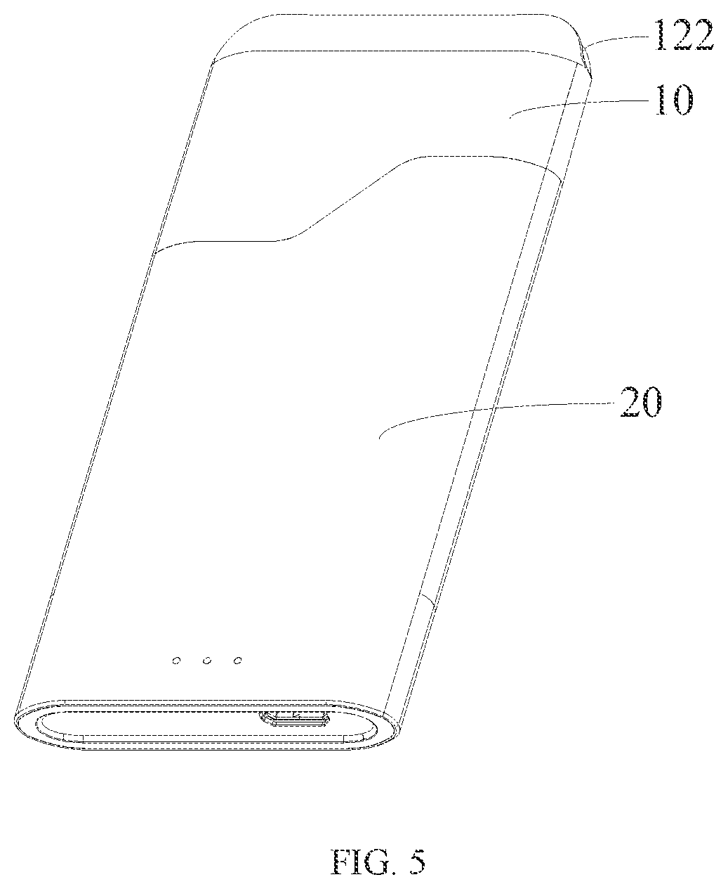 Patent US11771134 Figure 5 – Atomizer of electronic cigarette having dry-wet separation component