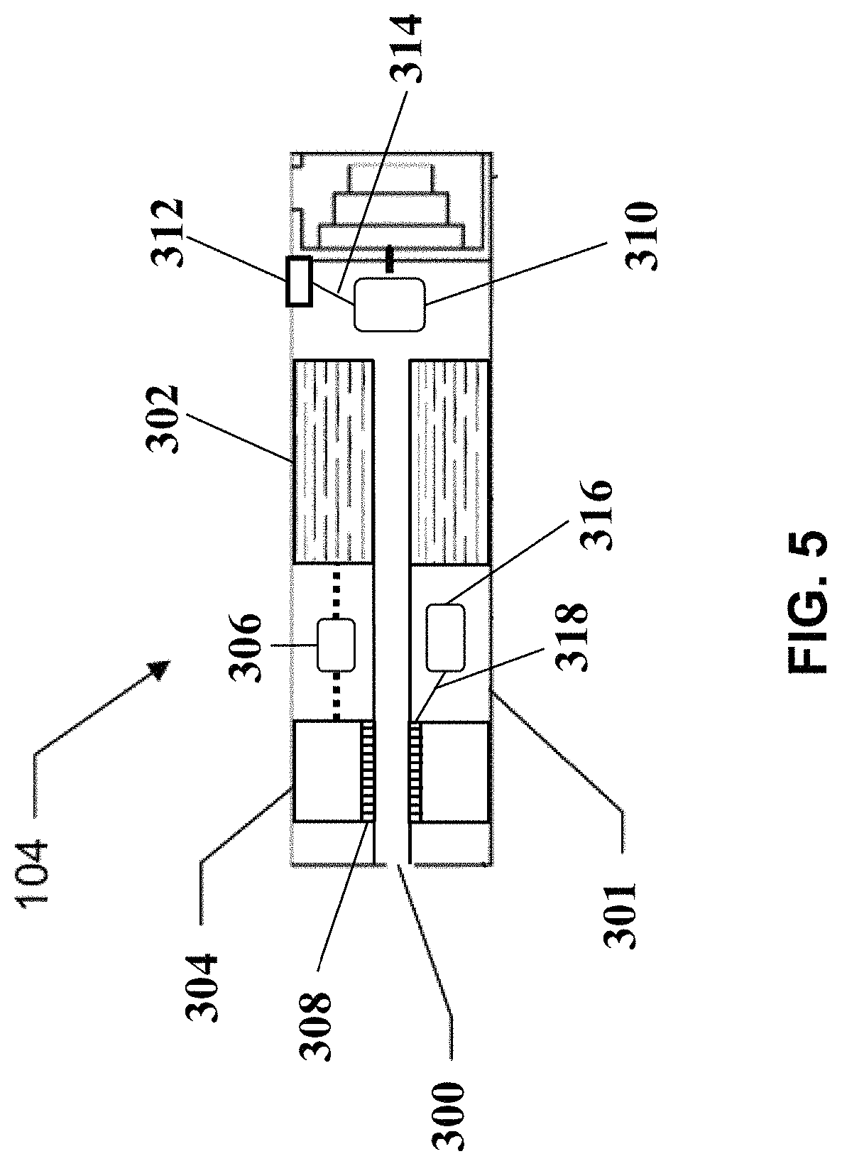 Patent US11771136 Figure 5 – Aerosol delivery device