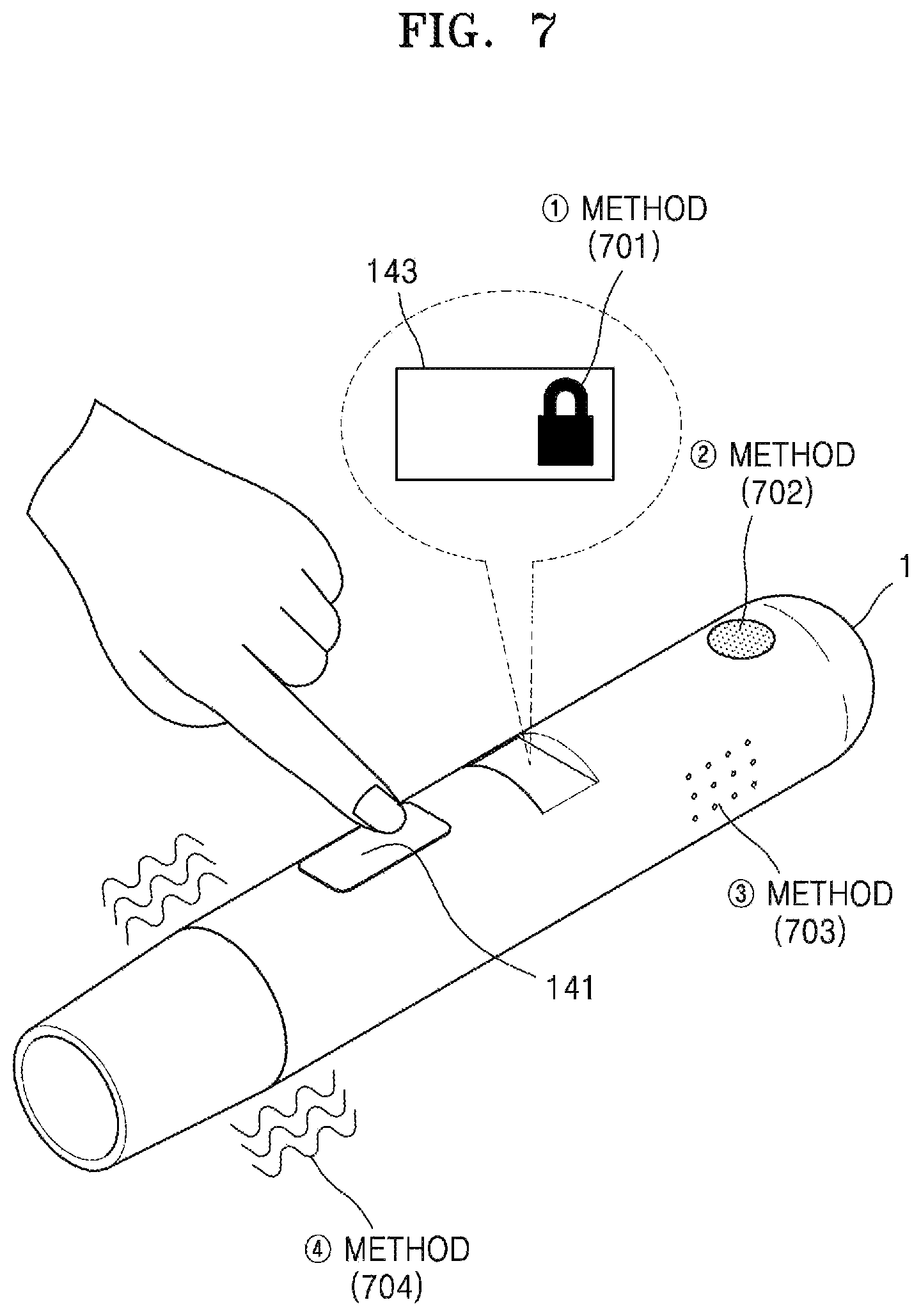 Patent US11771138 Figure 8 – Aerosol generating device and method for providing smoking restriction function in aerosol generating device