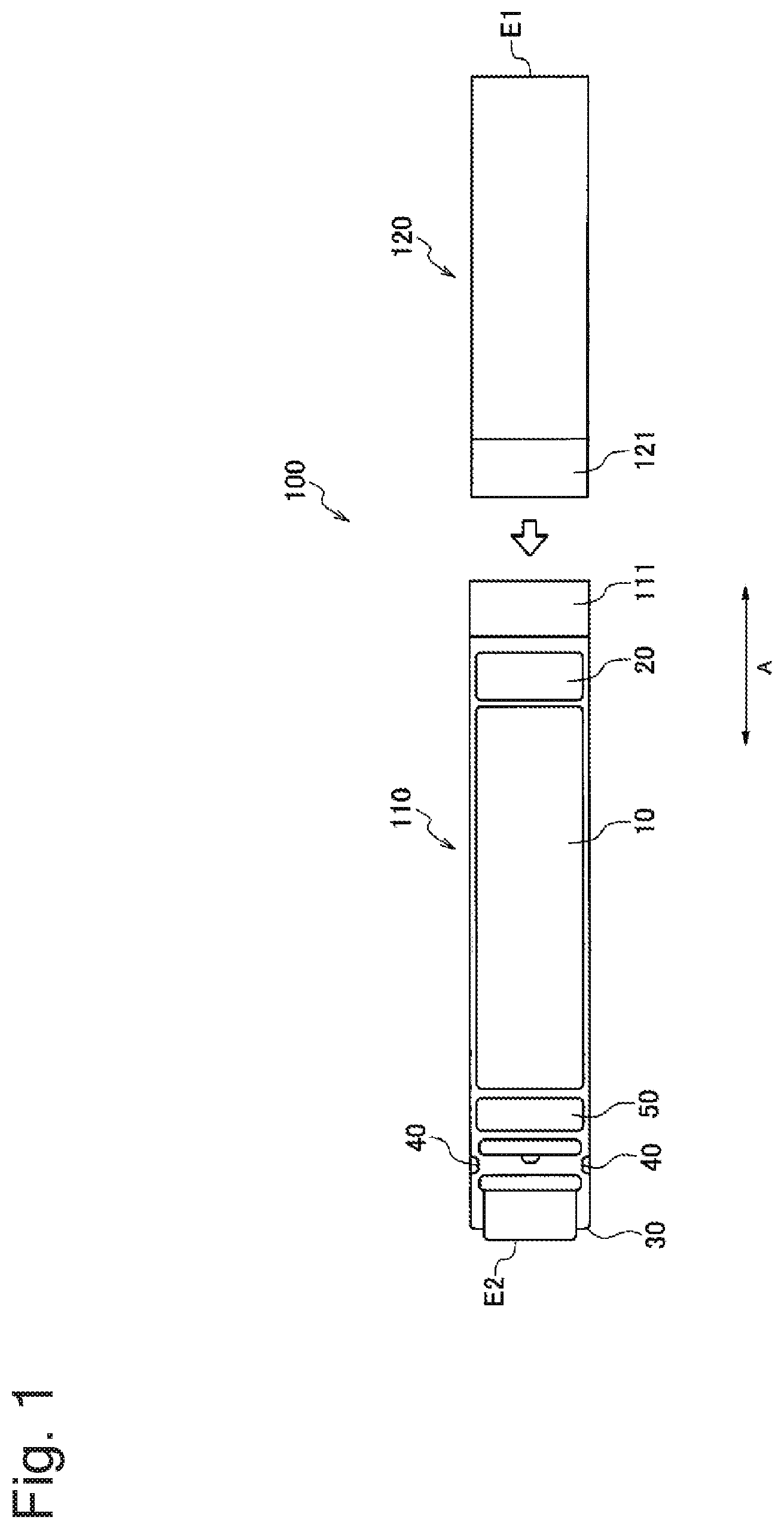 Patent US11771140 Figure 1 – Inhalation component generation device, method for controlling inhalation component generation device, and program