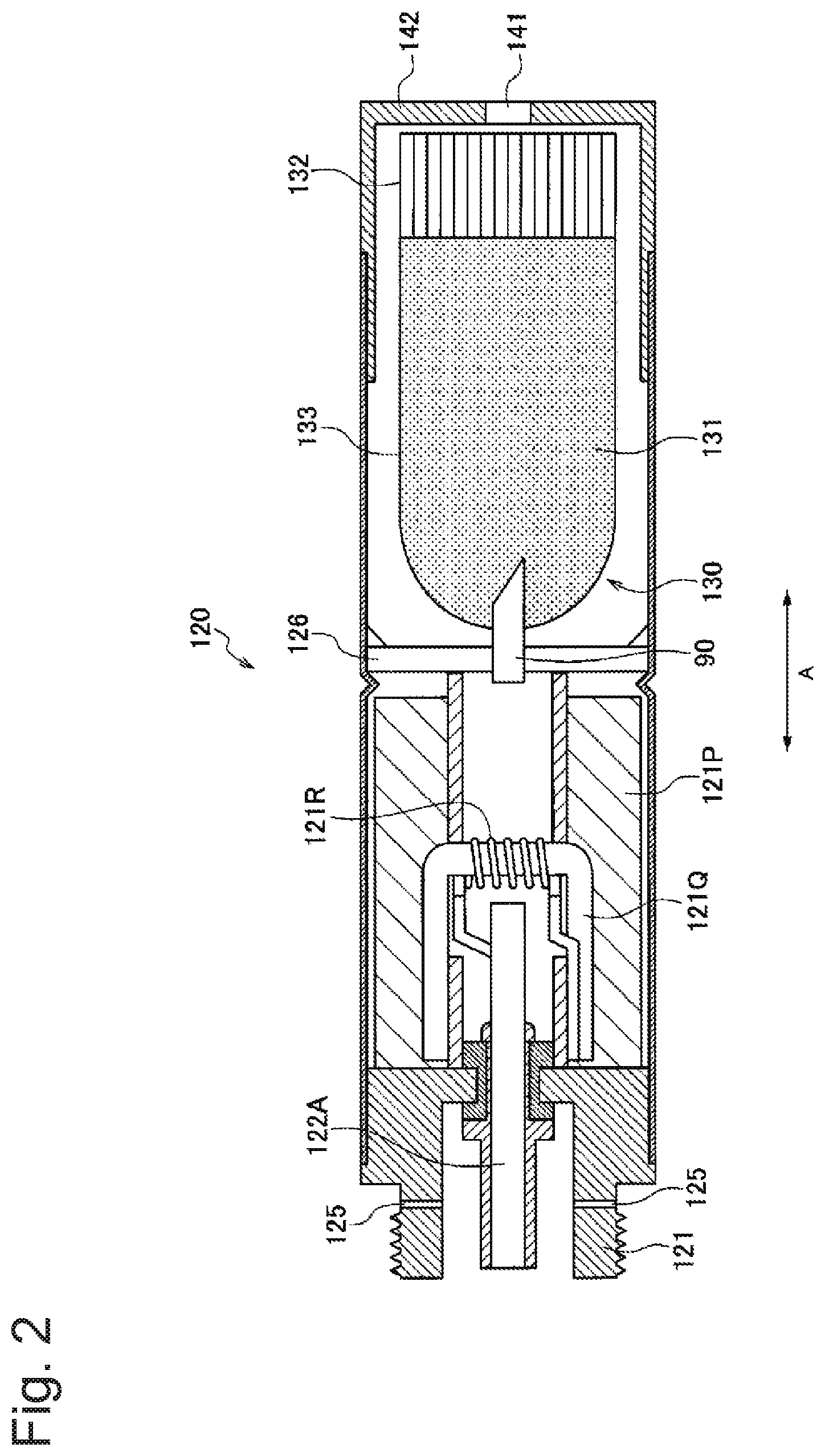 Patent US11771140 Figure 2 – Inhalation component generation device, method for controlling inhalation component generation device, and program