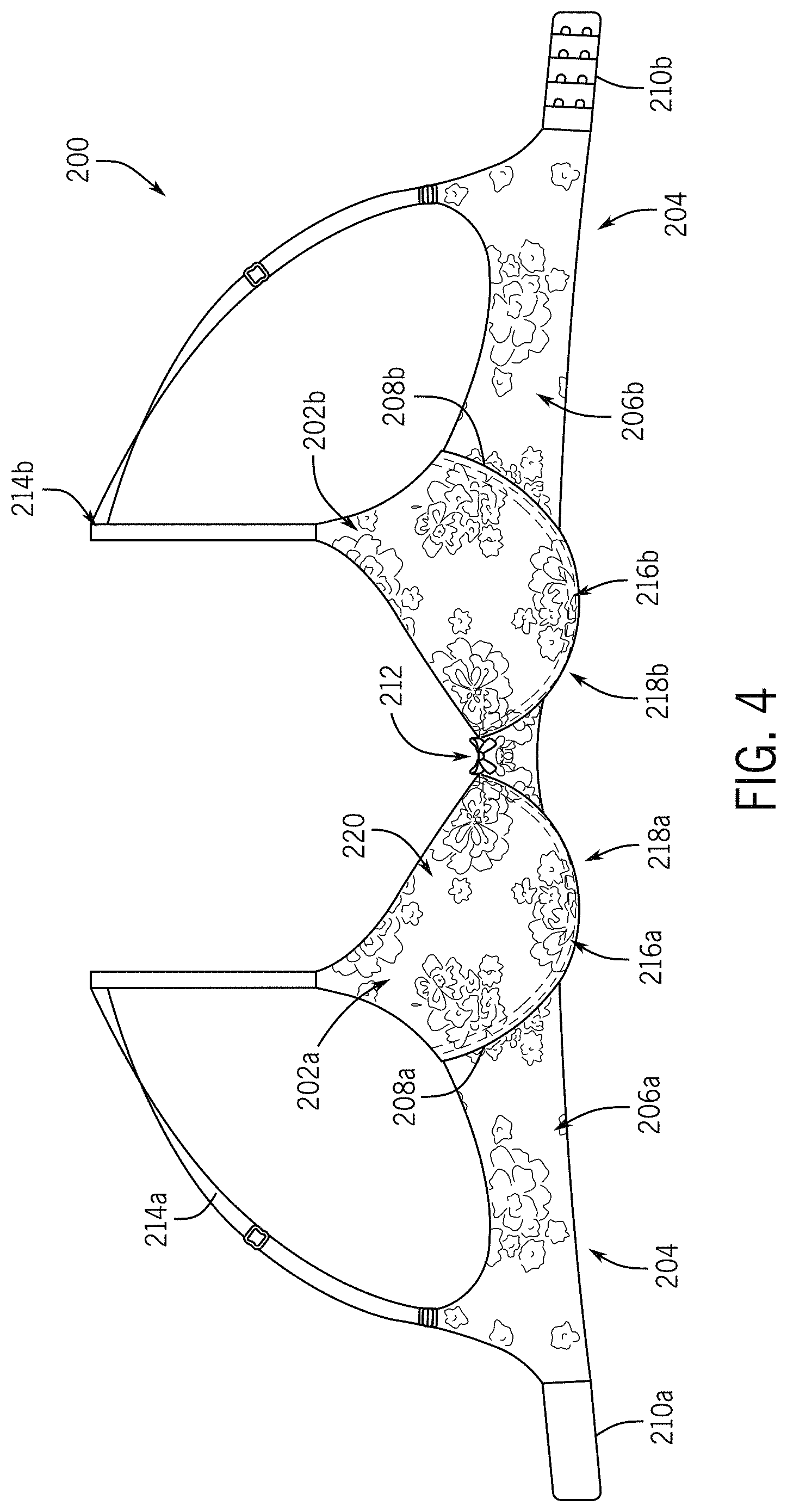 Patent US11771144 Figure 3 – Bra, bra cup, and method of manufacturing same