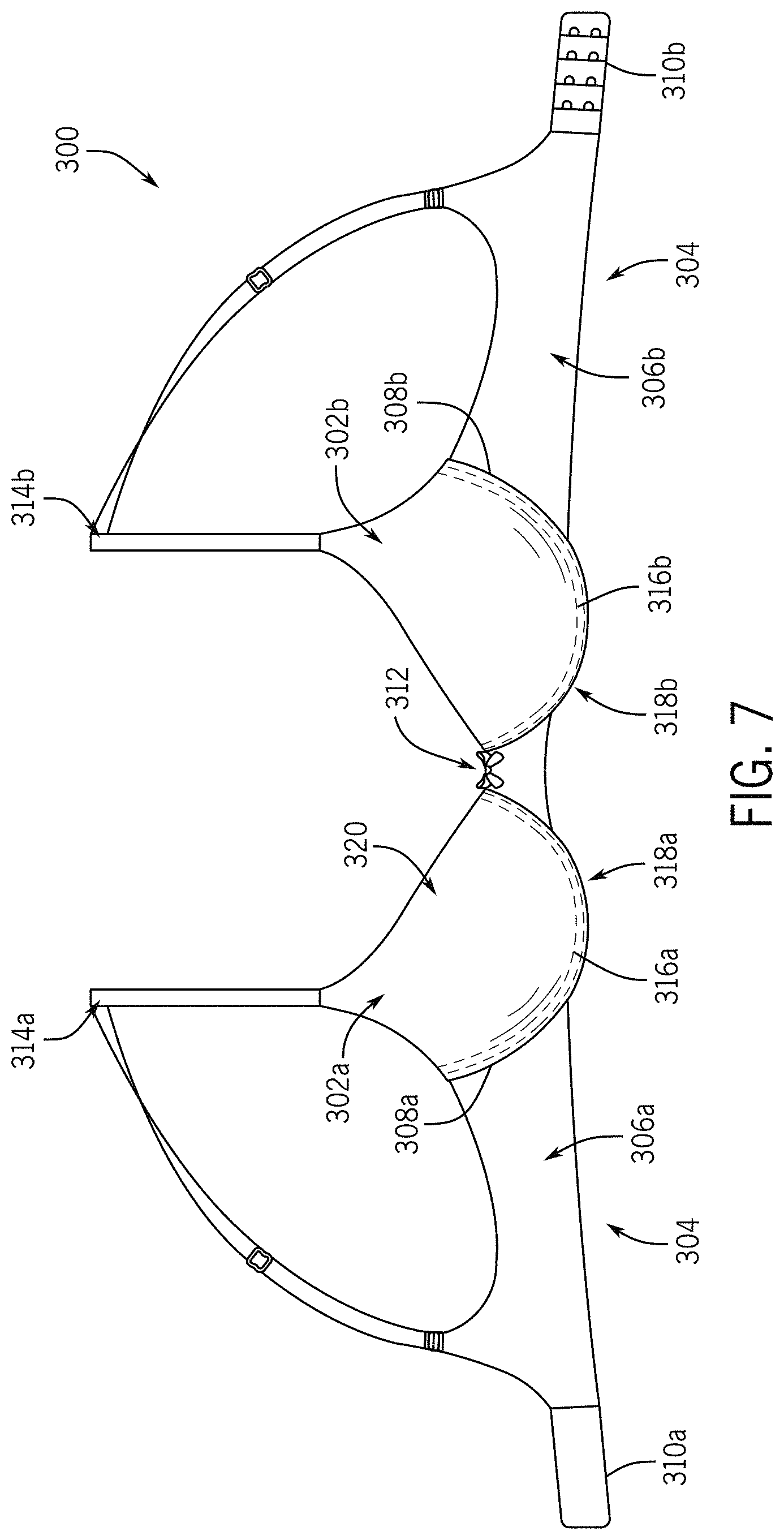 Patent US11771144 Figure 5 – Bra, bra cup, and method of manufacturing same
