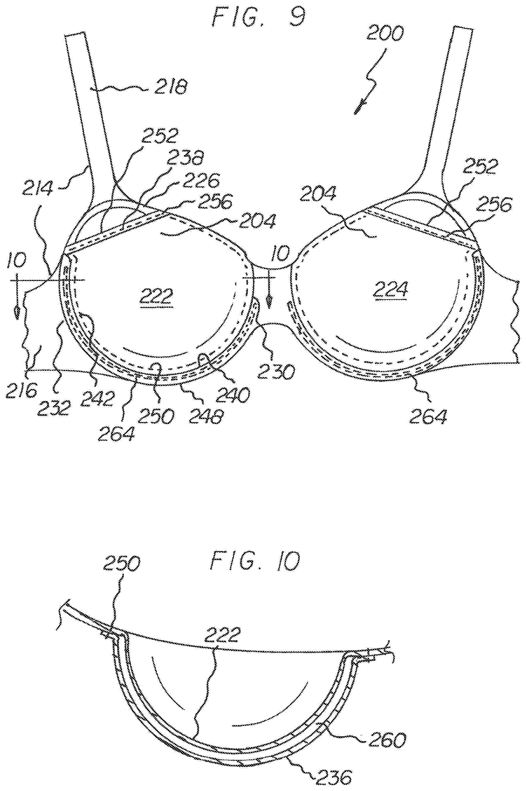 Patent US11771145 Figure 5 – Pocket bra system