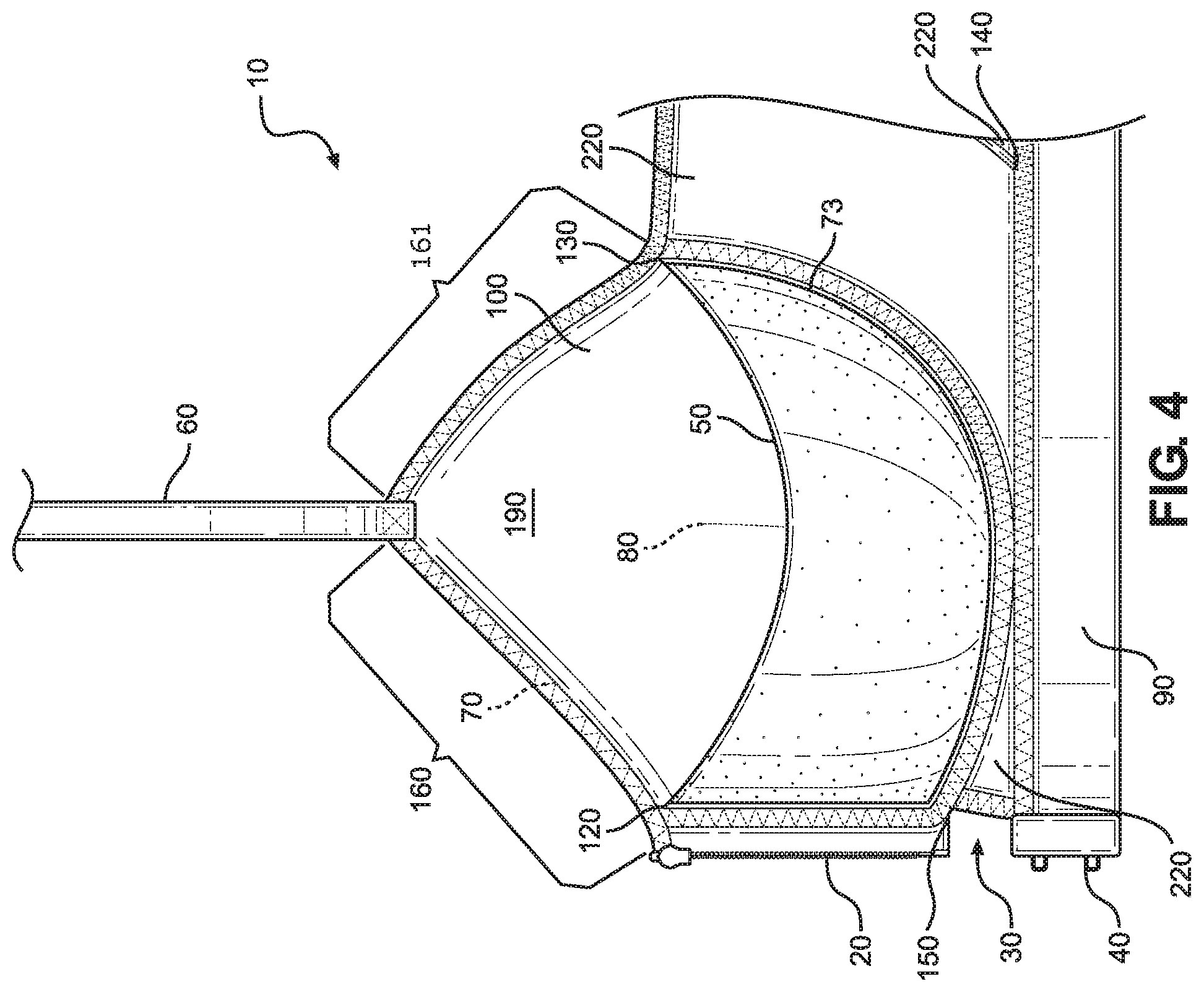 Patent US11771146 Figure 4 – Brassiere adapted to prevent undesired movement when worn