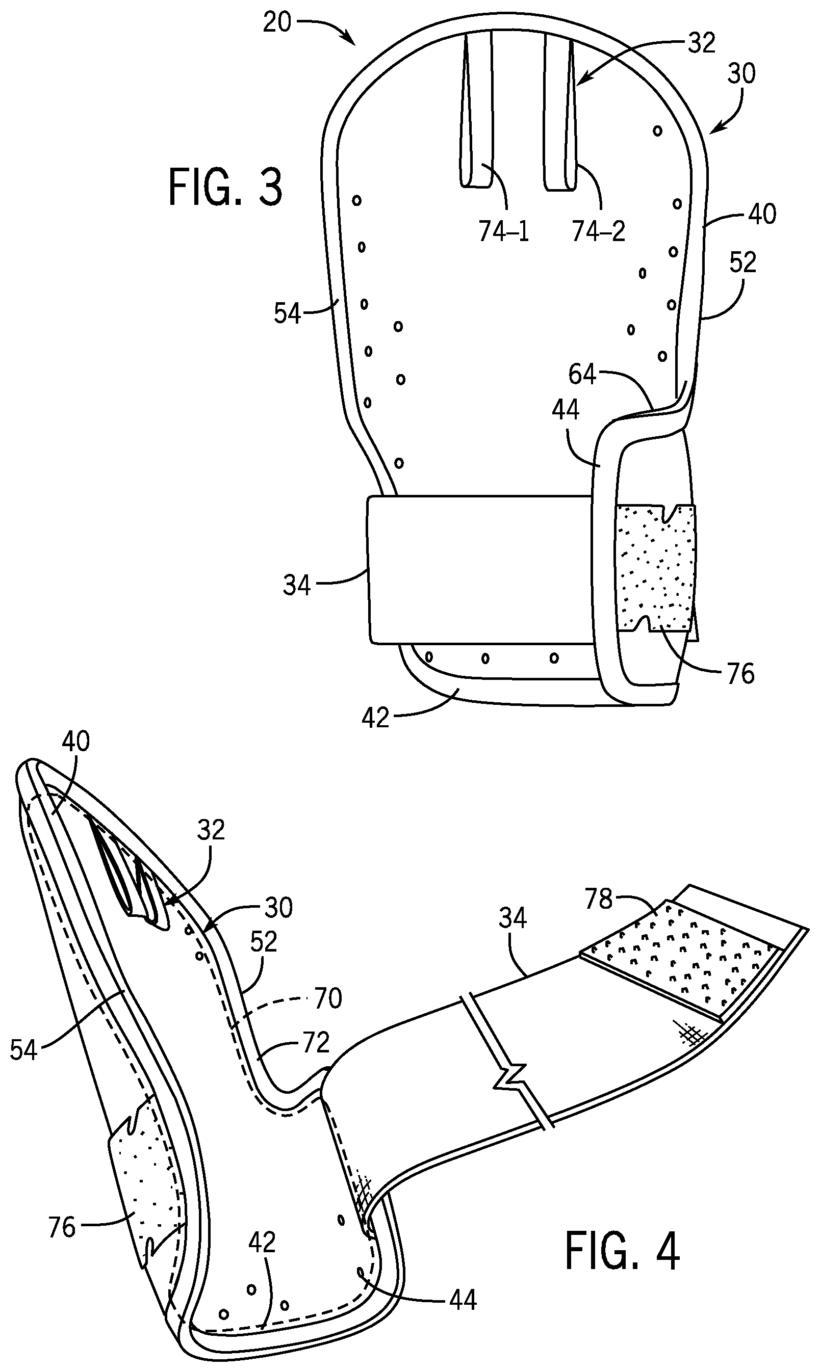 Patent US11771153 Figure 2 – Batter's hand guard