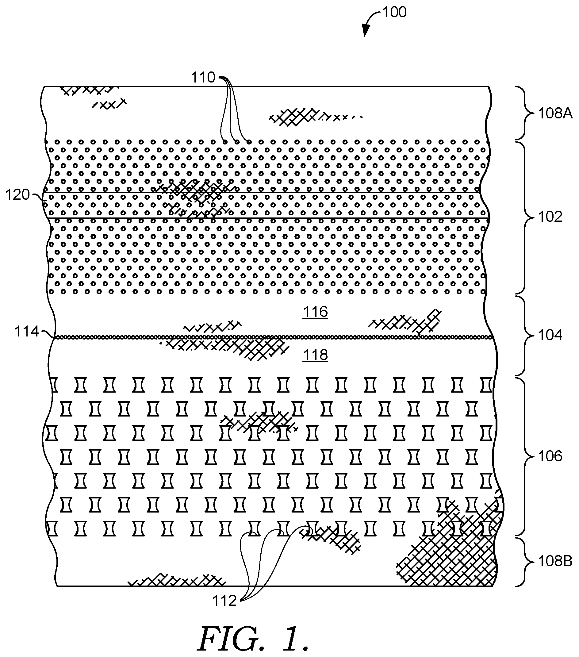 Patent US11771155 Figure 1 – Double-layer trim piece