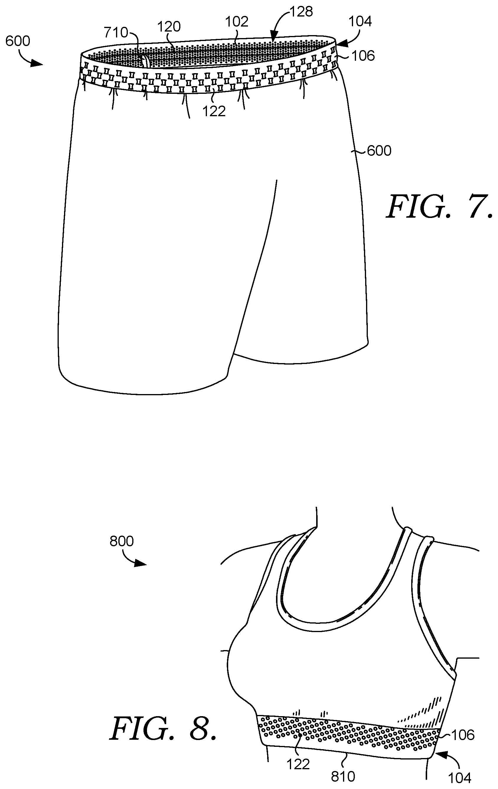 Patent US11771155 Figure 5 – Double-layer trim piece