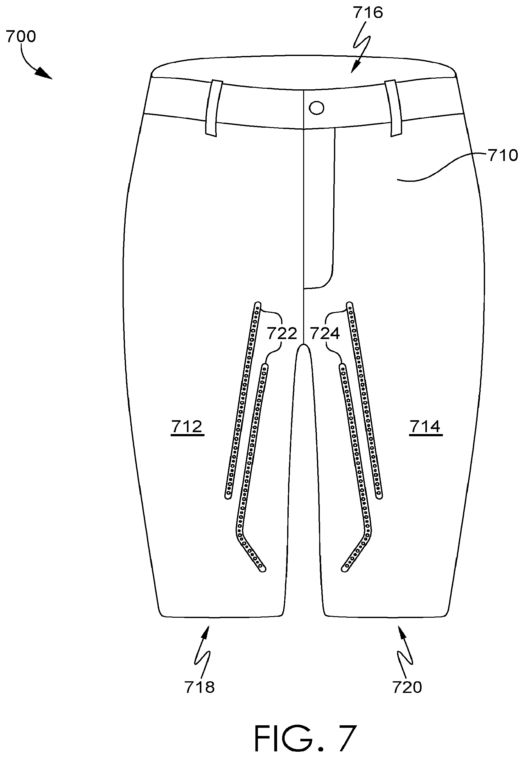 Patent US11771156 Figure 5 – Insulated vented garment formed using non-woven polymer sheets