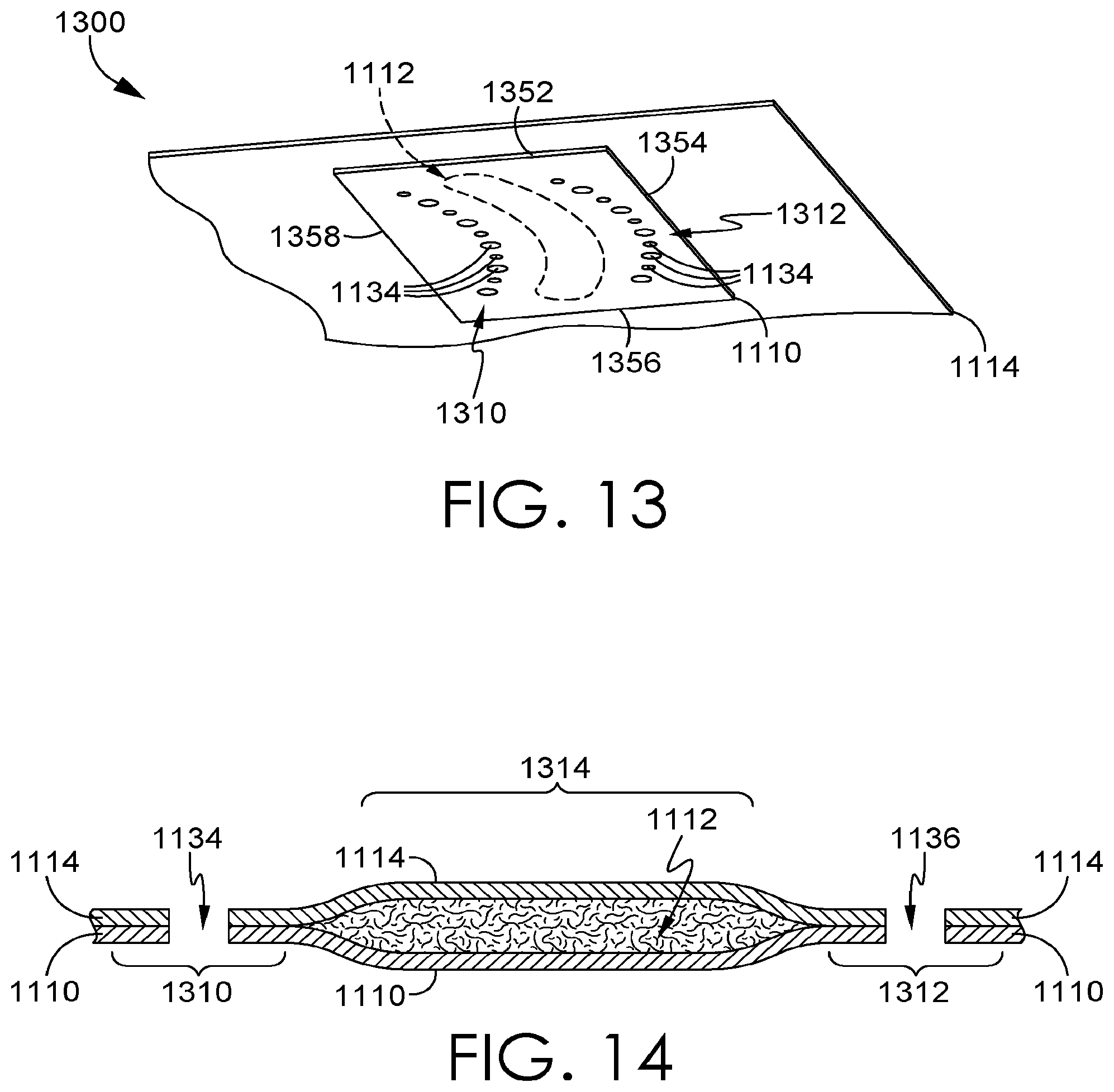 Patent US11771156 Figure 11 – Insulated vented garment formed using non-woven polymer sheets