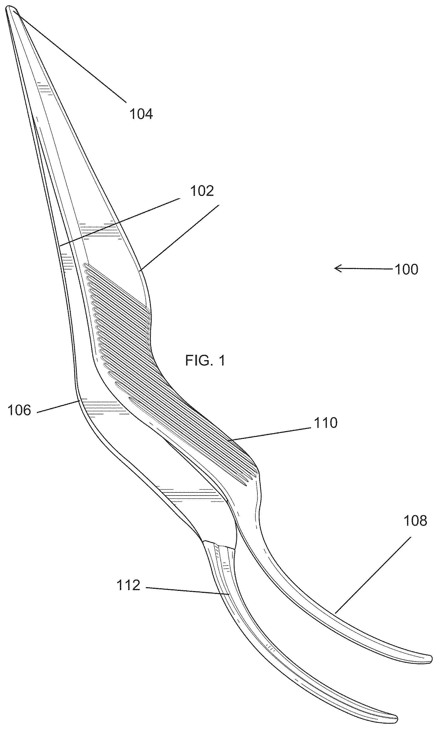 Patent US11771158 Figure 1 – Applicators for applying eyelash extensions and methods for use and manufacture thereof