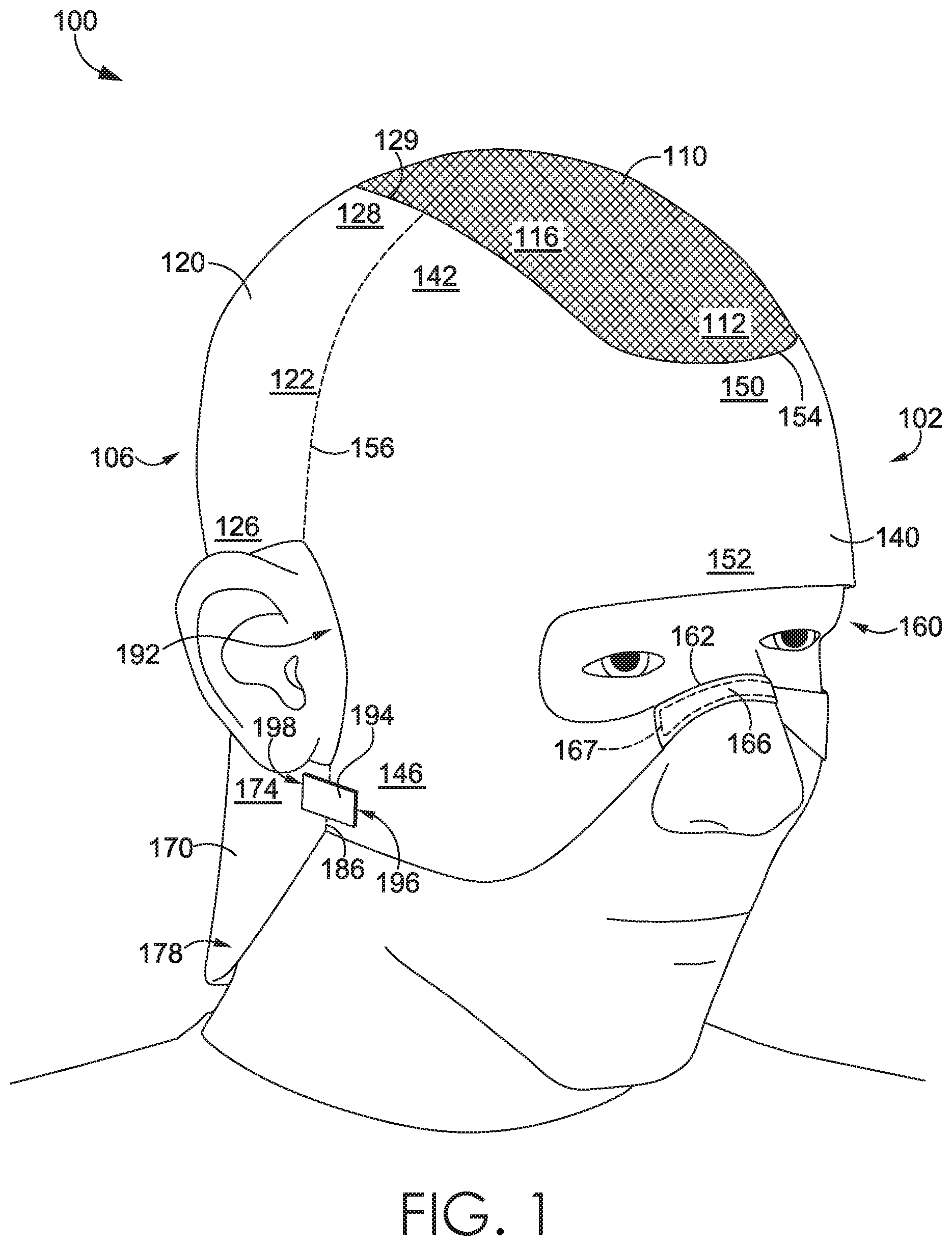 Patent US11771160 Figure 1 – Cooling assembly