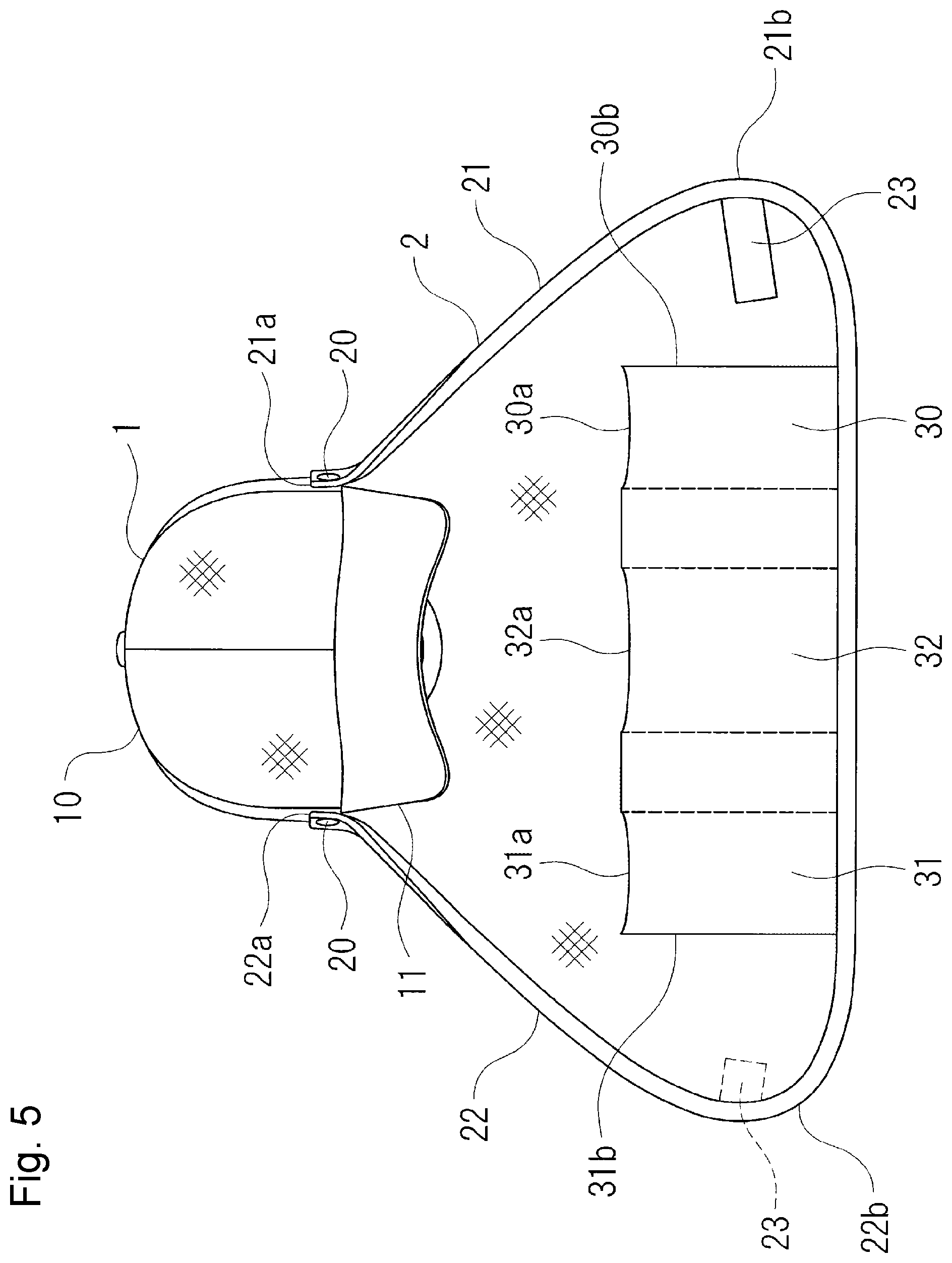 Patent US11771161 Figure 5 – Headgear