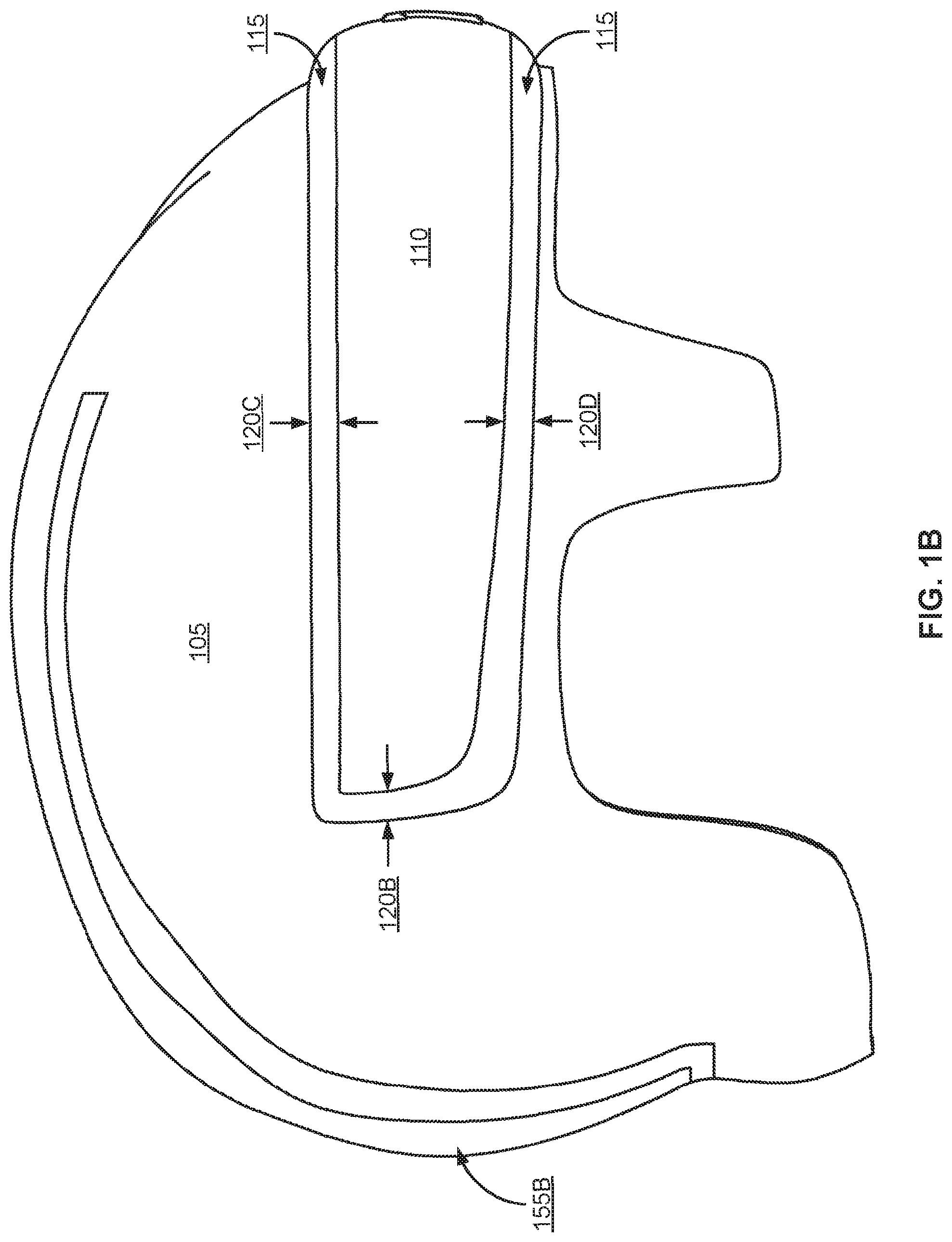 Patent US11771165 Figure 2 – Helmet with flexible structure for improved force attenuation