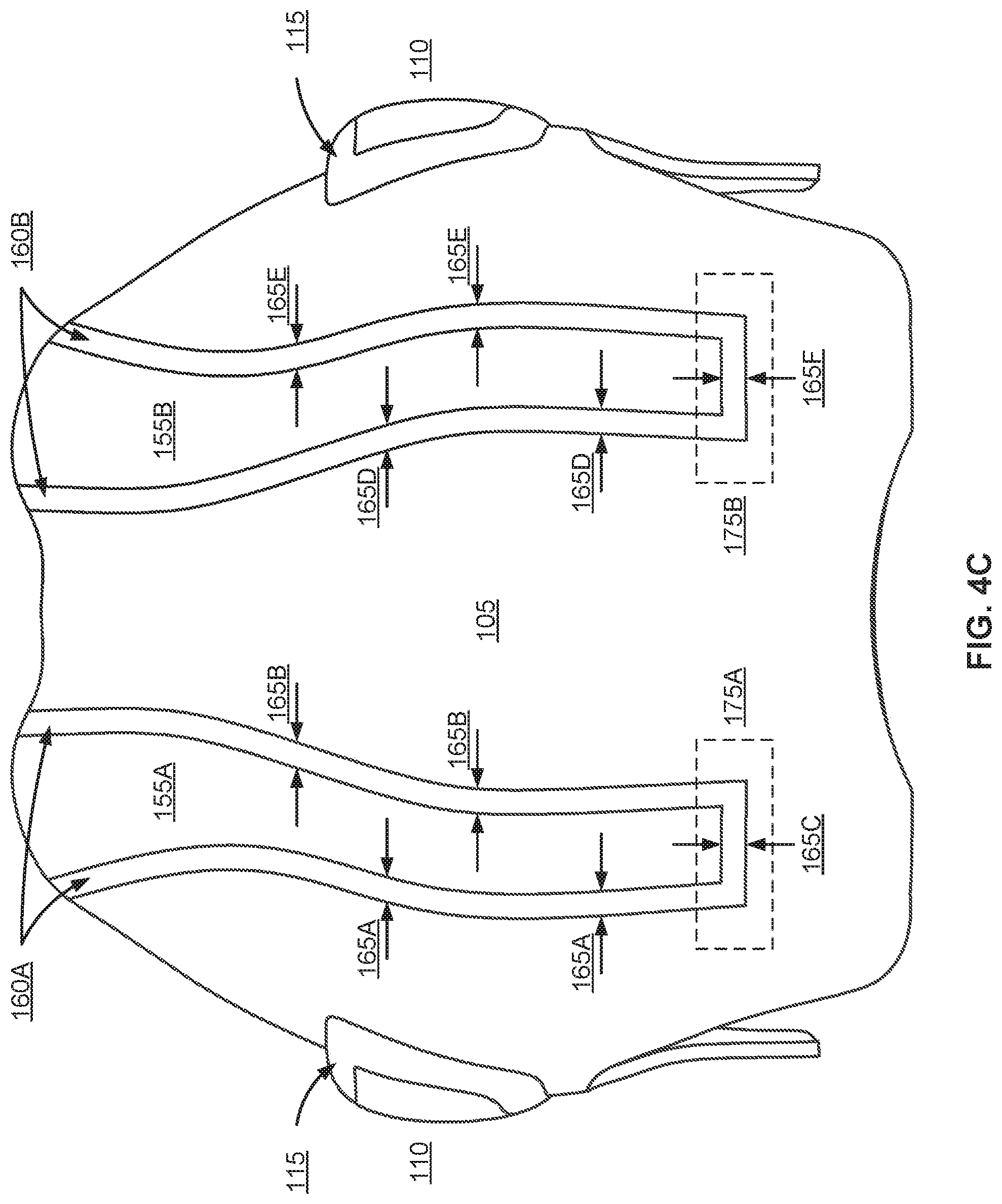 Patent US11771165 Figure 10 – Helmet with flexible structure for improved force attenuation