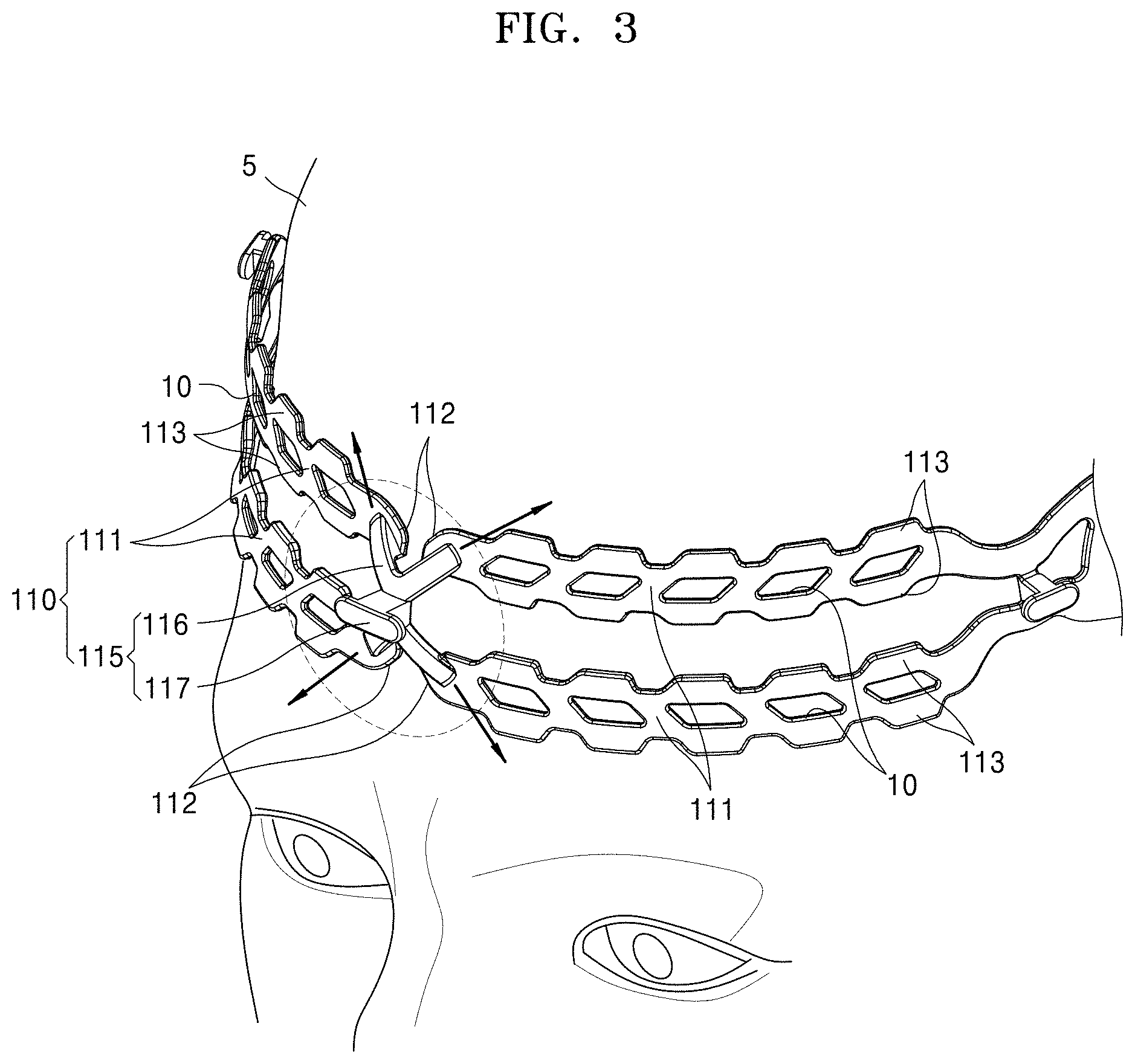 Patent US11771168 Figure 3 – Head band