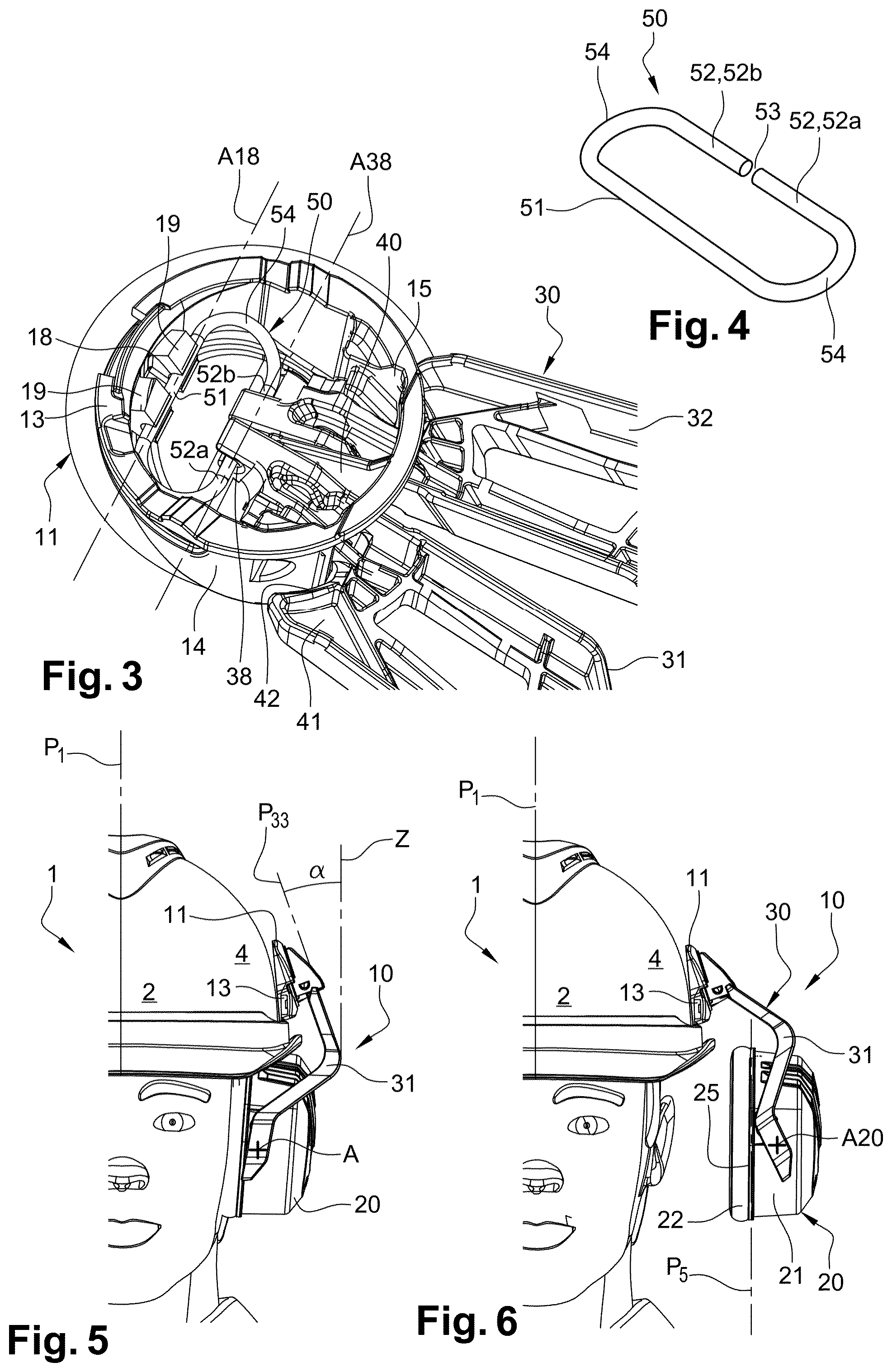 Patent US11771169 Figure 2 – Hearing protection device