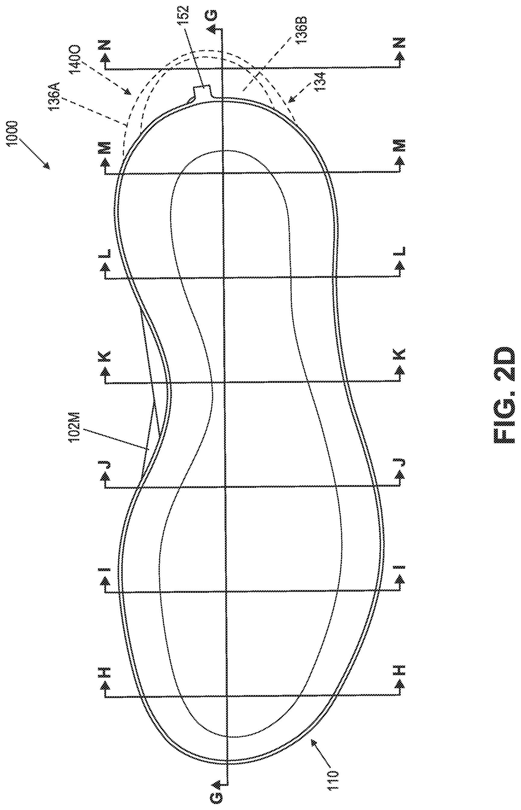 Patent US11771170 Figure 15 – Articles of footwear and other foot-receiving devices having rearward translating heel components