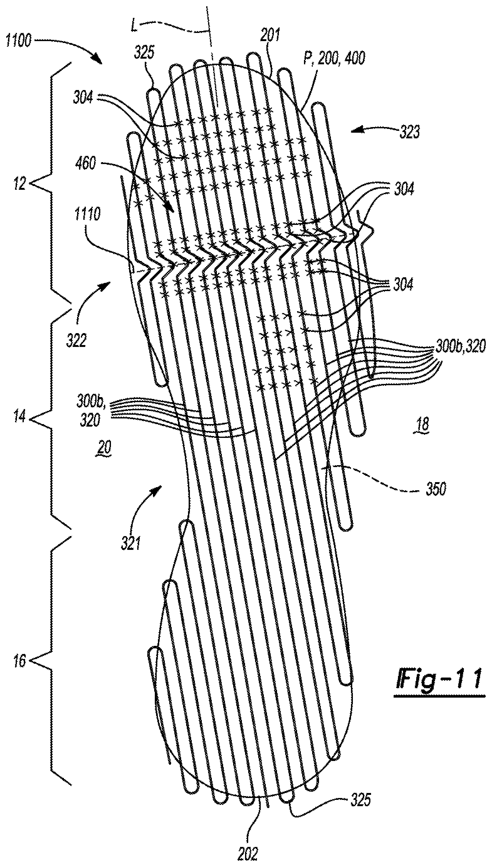 Patent US11771171 Figure 8 – Composite plate for an article of footwear