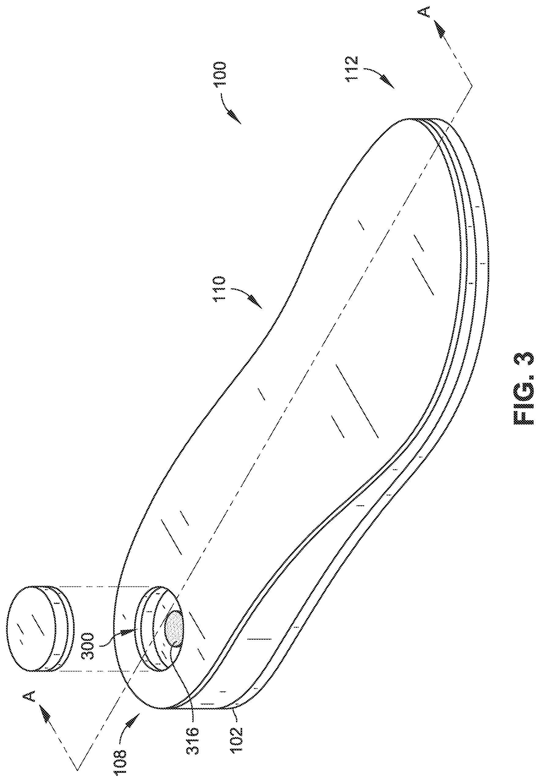 Patent US11771173 Figure 3 – Footwear with fluid distribution