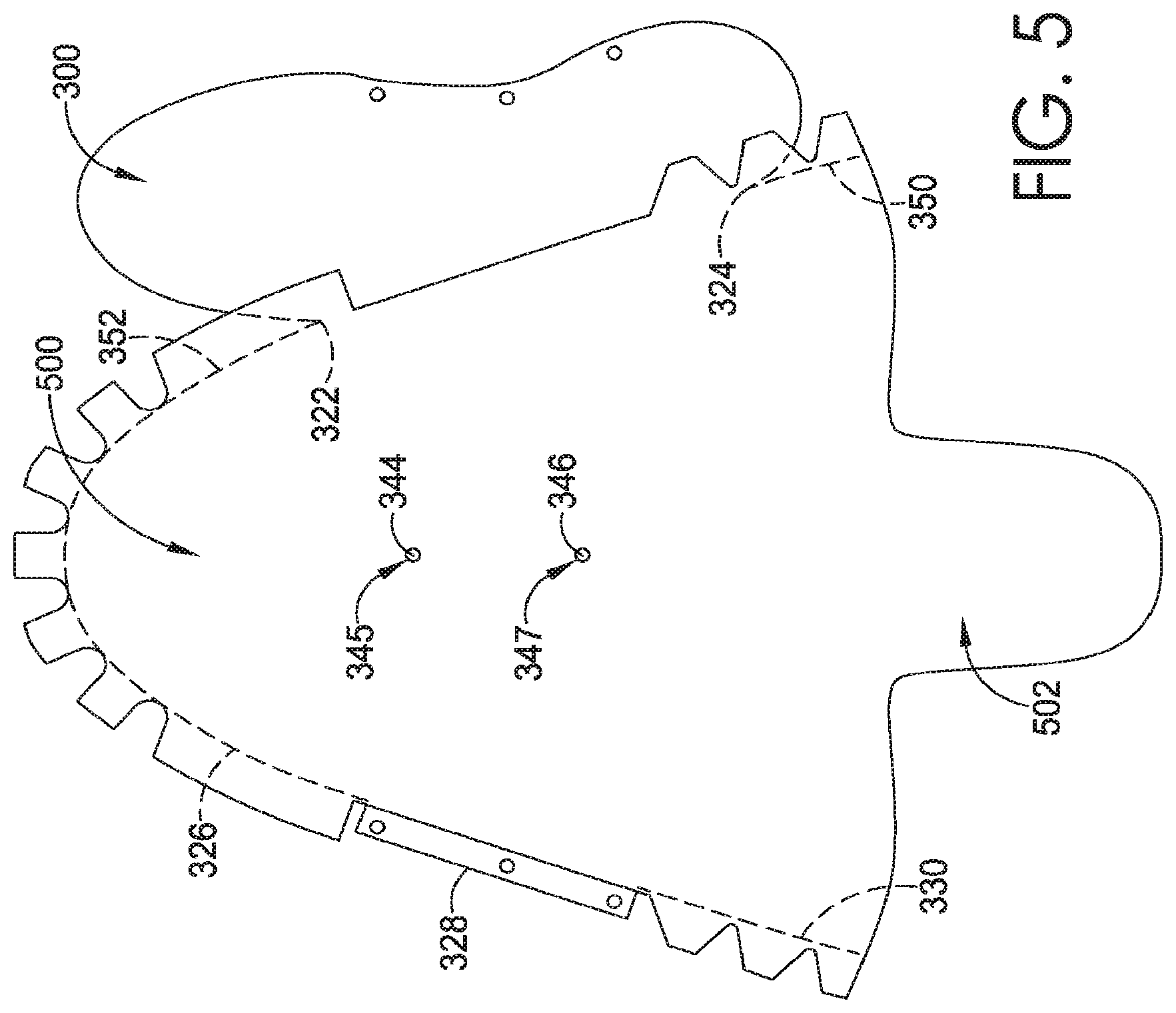 Patent US11771175 Figure 5 – Footwear manufacturing with an origin