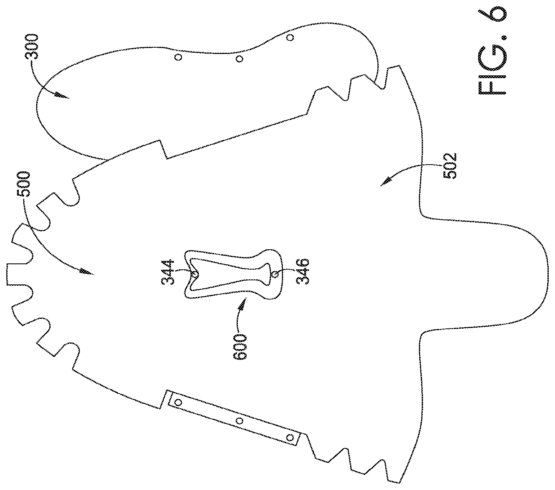 Patent US11771175 Figure 6 – Footwear manufacturing with an origin