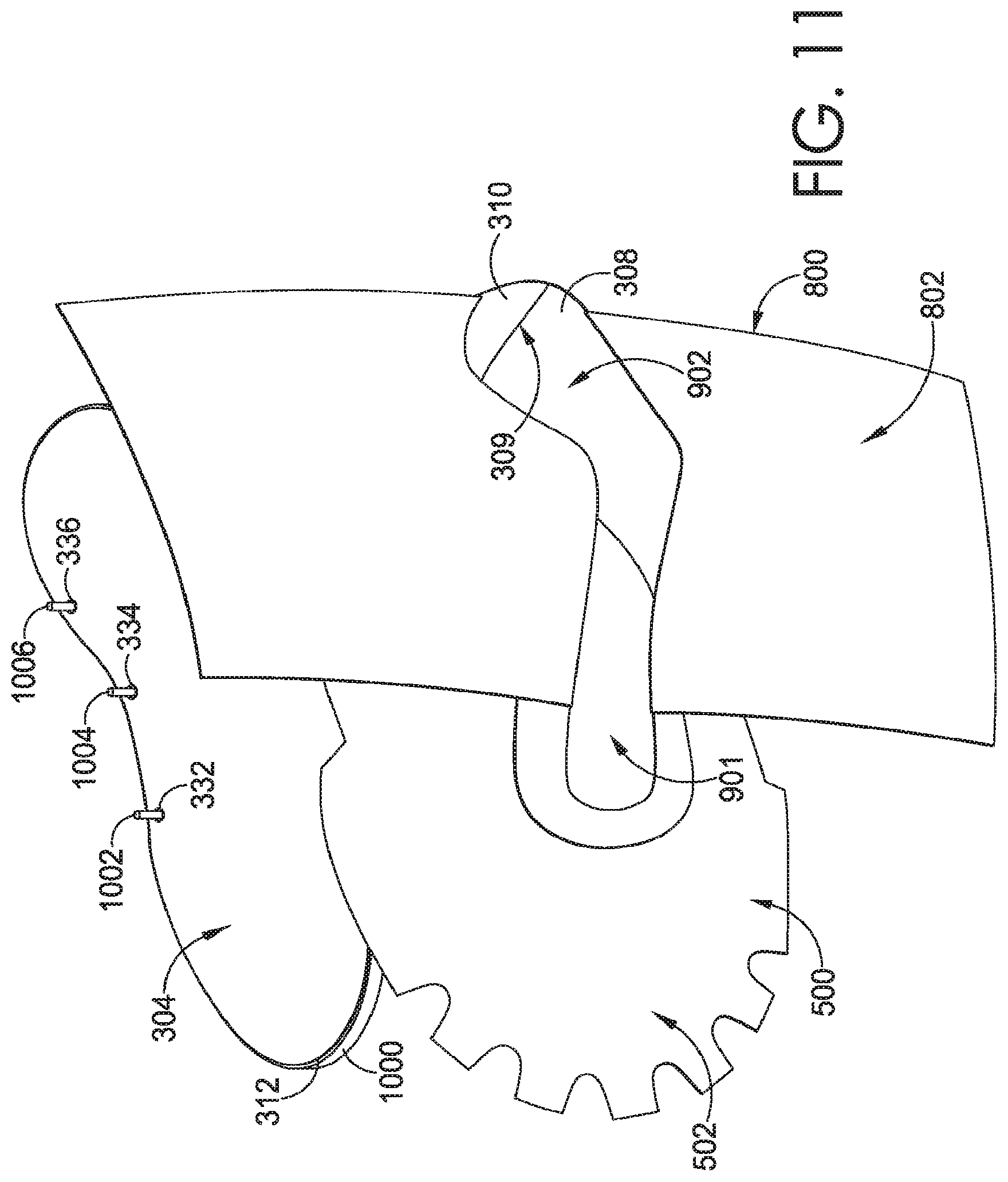 Patent US11771175 Figure 11 – Footwear manufacturing with an origin