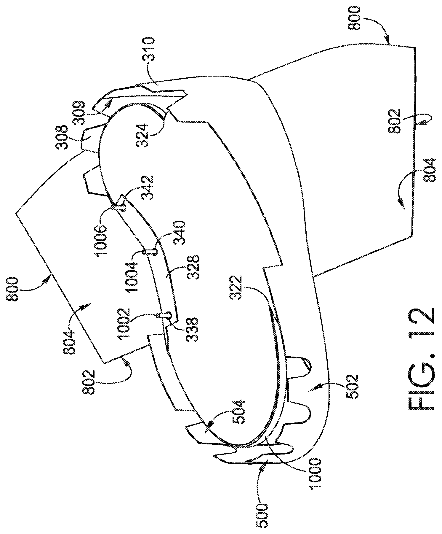 Patent US11771175 Figure 12 – Footwear manufacturing with an origin