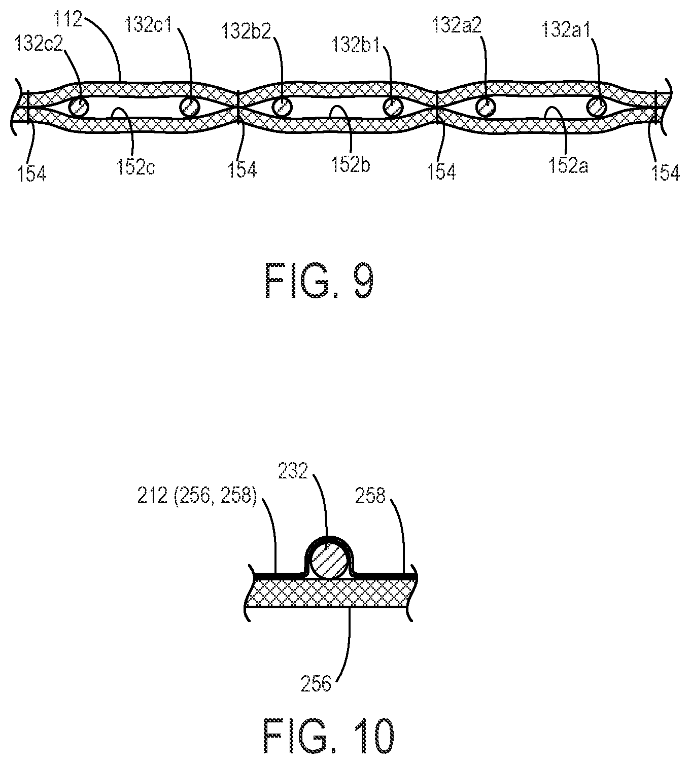 Patent US11771176 Figure 9 – Footwear with aligned tensile restraints