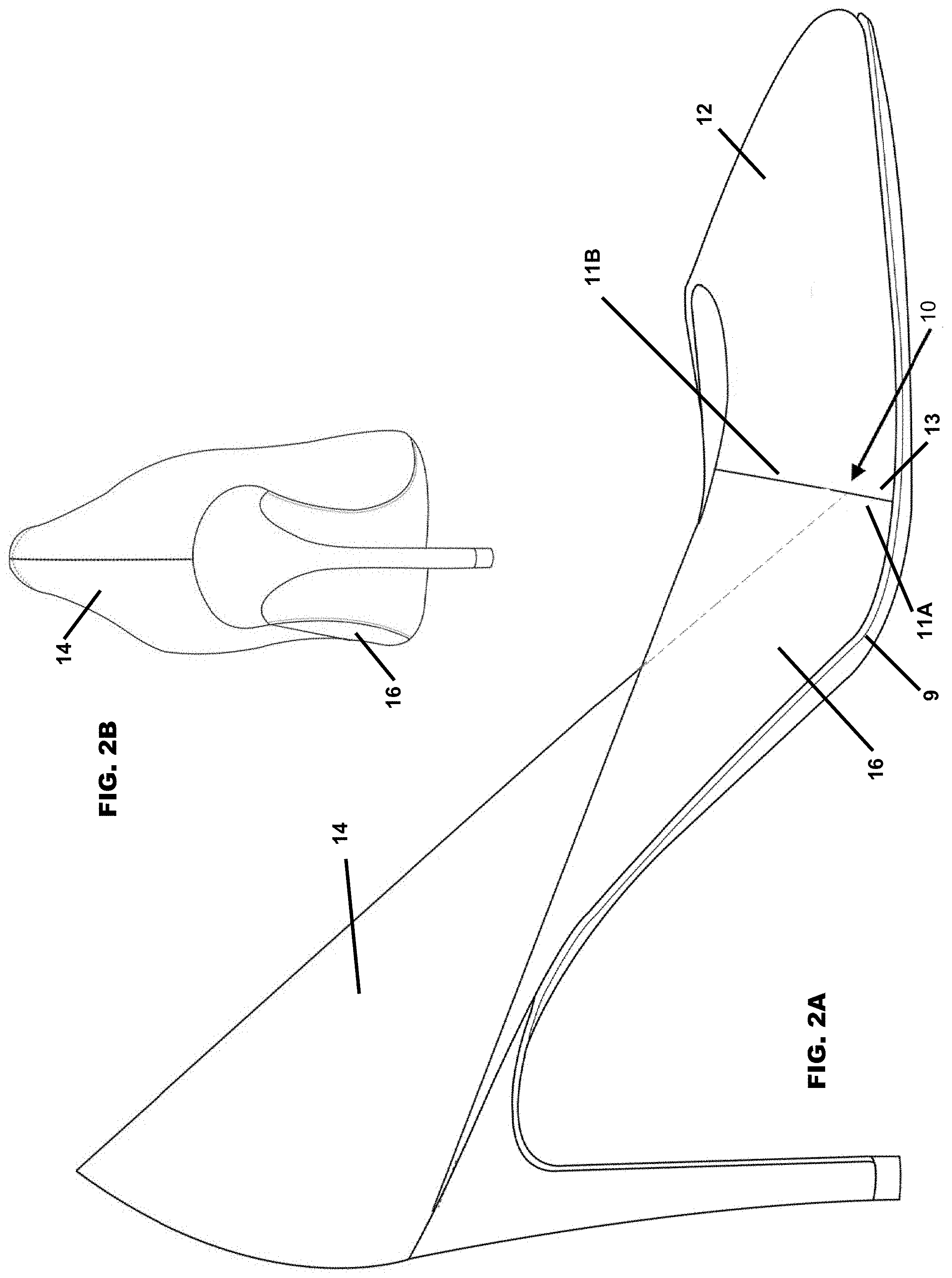 Patent US11771177 Figure 3 – Shoe with flexible upper