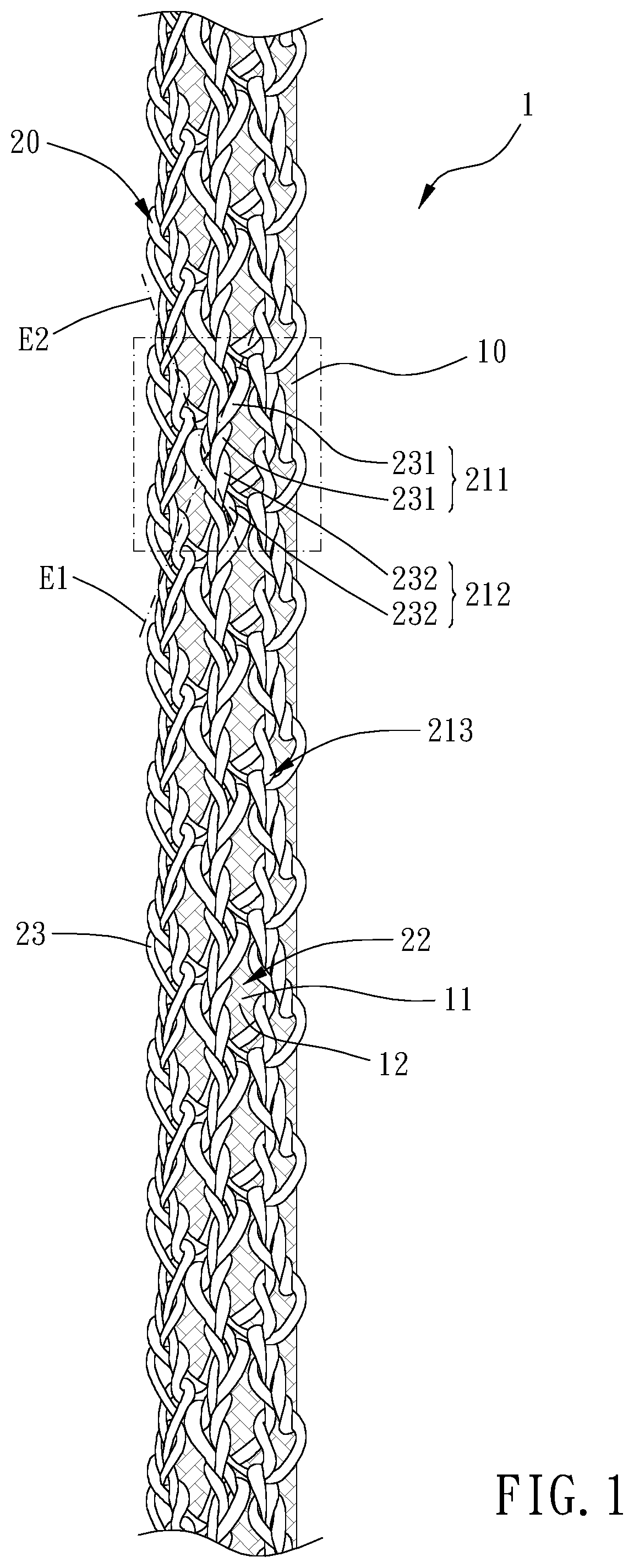 Patent US11771178 Figure 1 – Shoelace