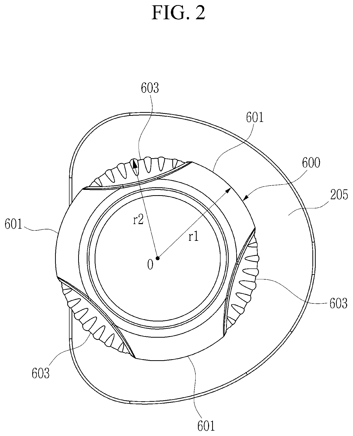 Patent US11771179 Figure 2 – String adjustment device