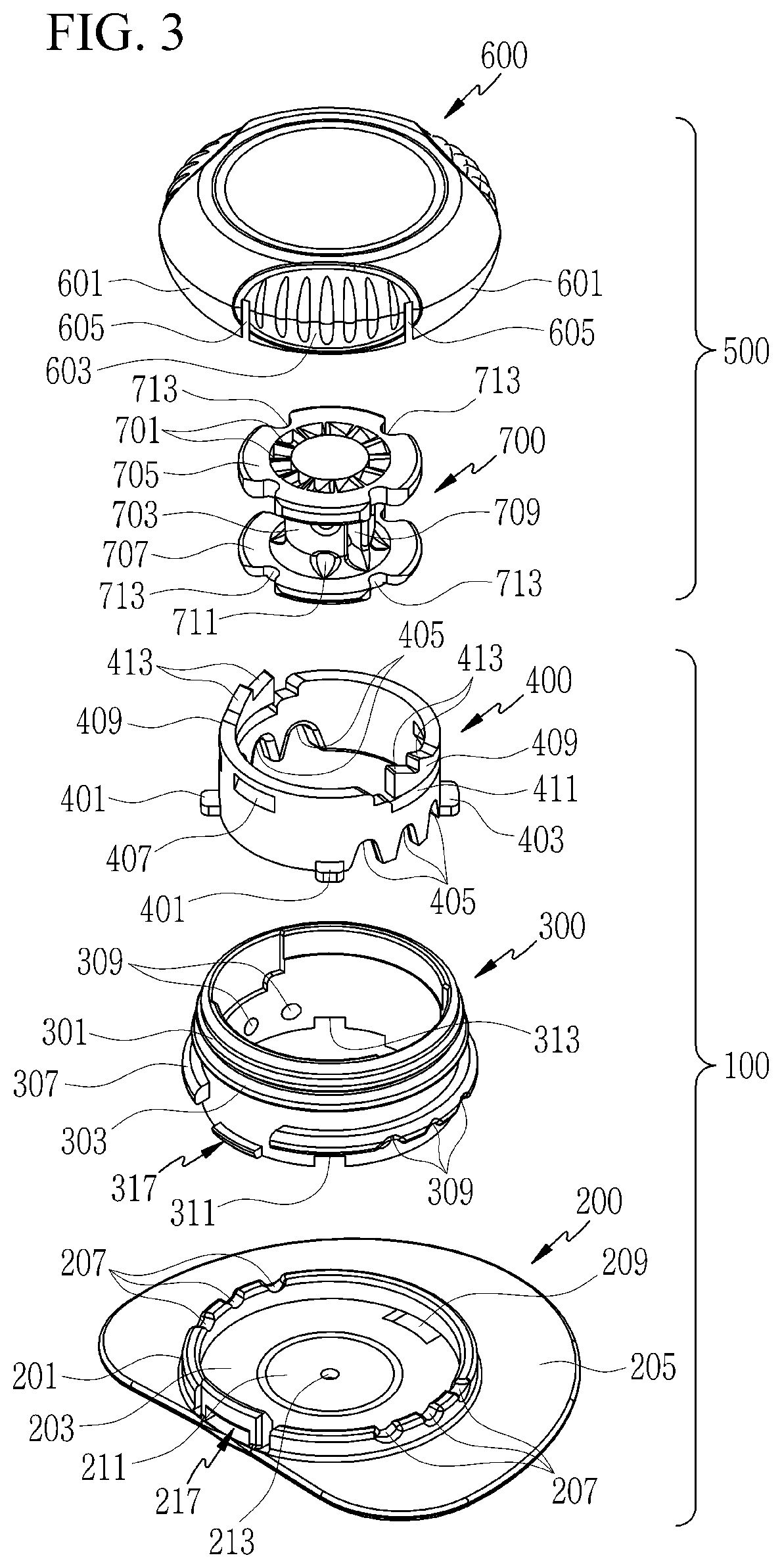 Patent US11771179 Figure 3 – String adjustment device
