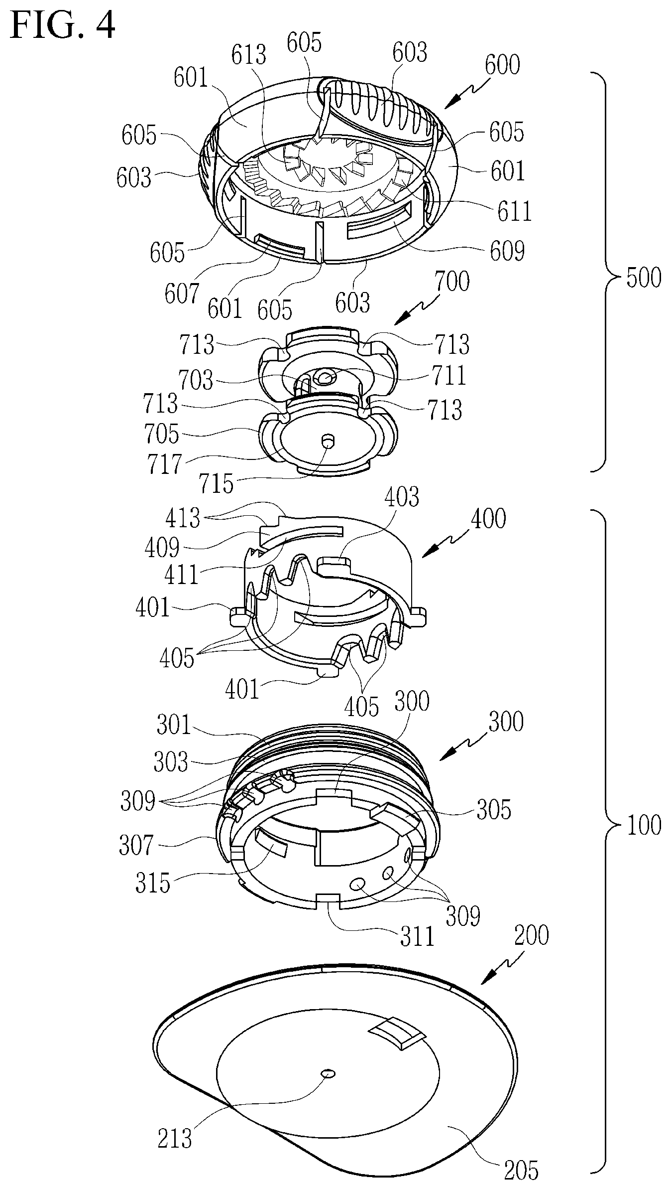 Patent US11771179 Figure 4 – String adjustment device