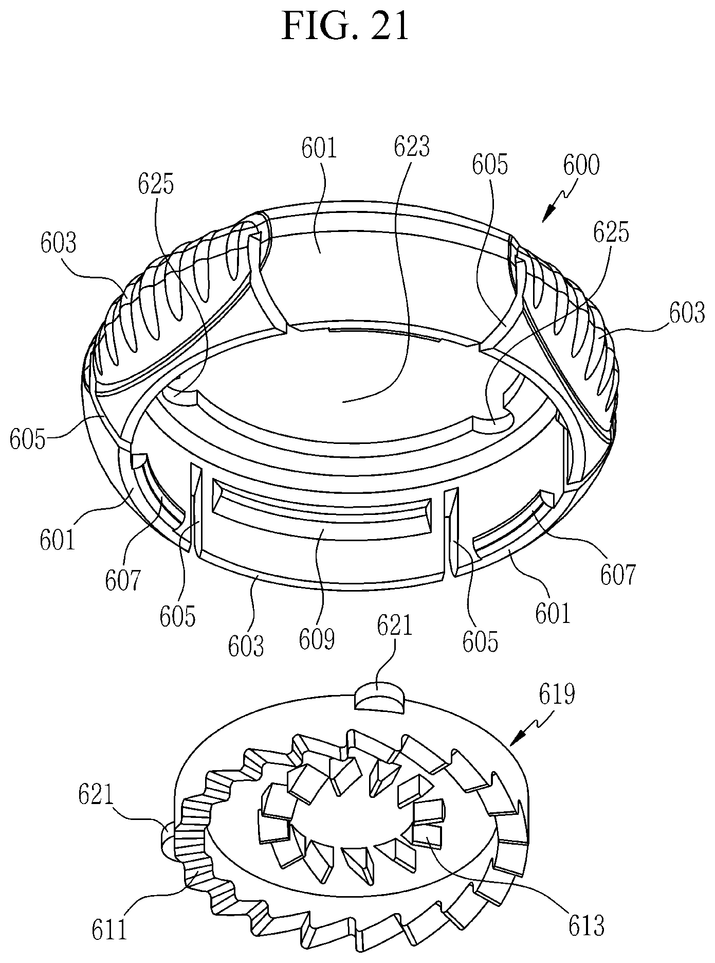 Patent US11771179 Figure 15 – String adjustment device